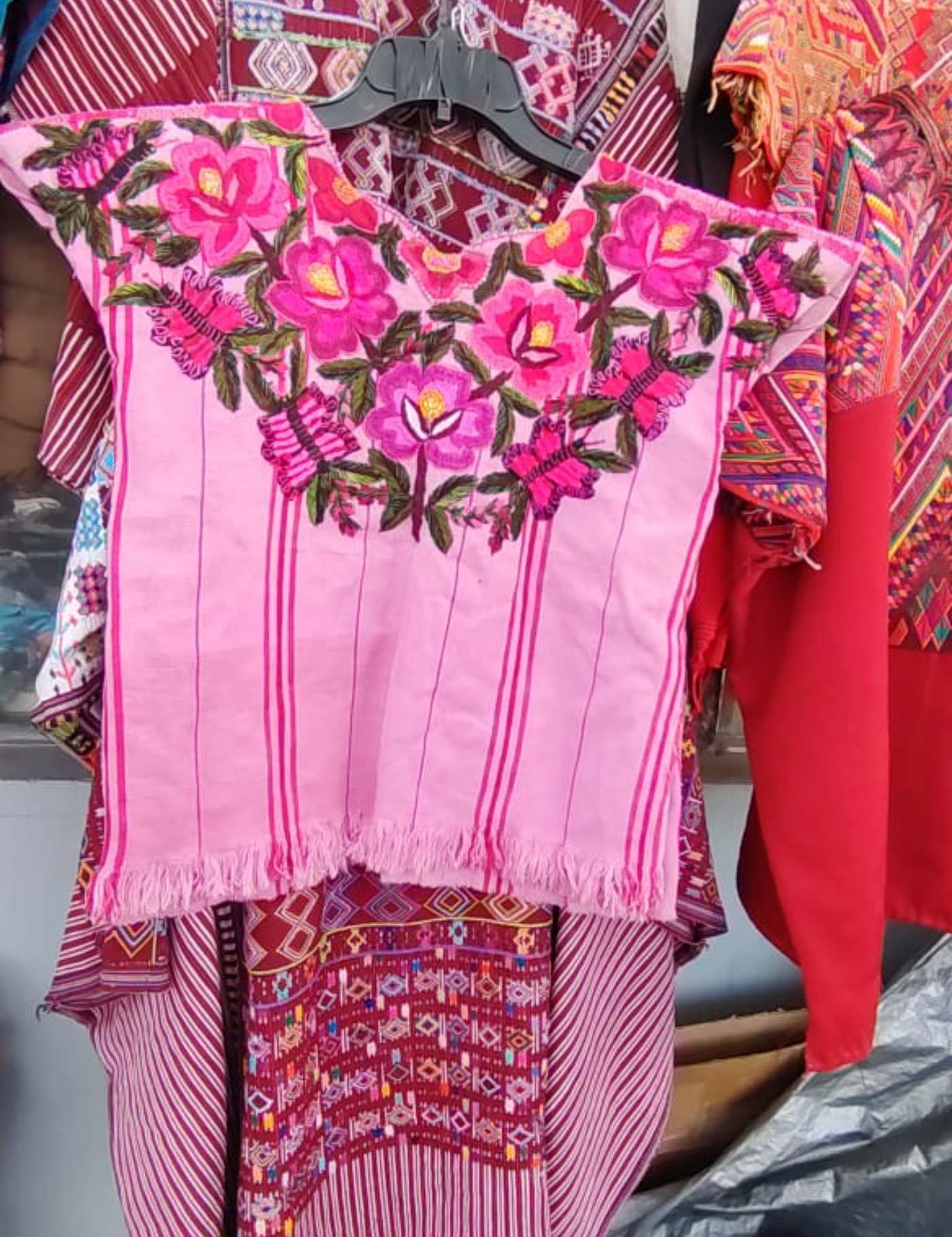 Pink On Pink Santiago Huipil #7-413