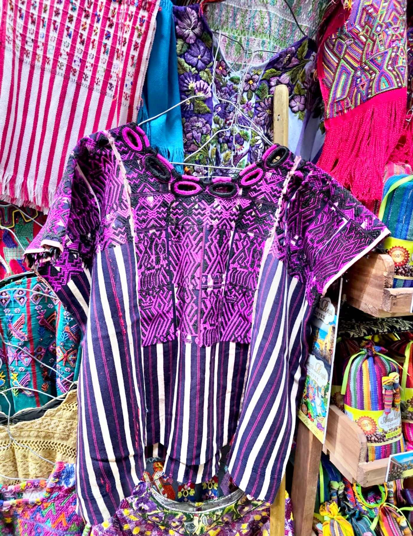Heliotrope Chichicastenango Huipil #7-436