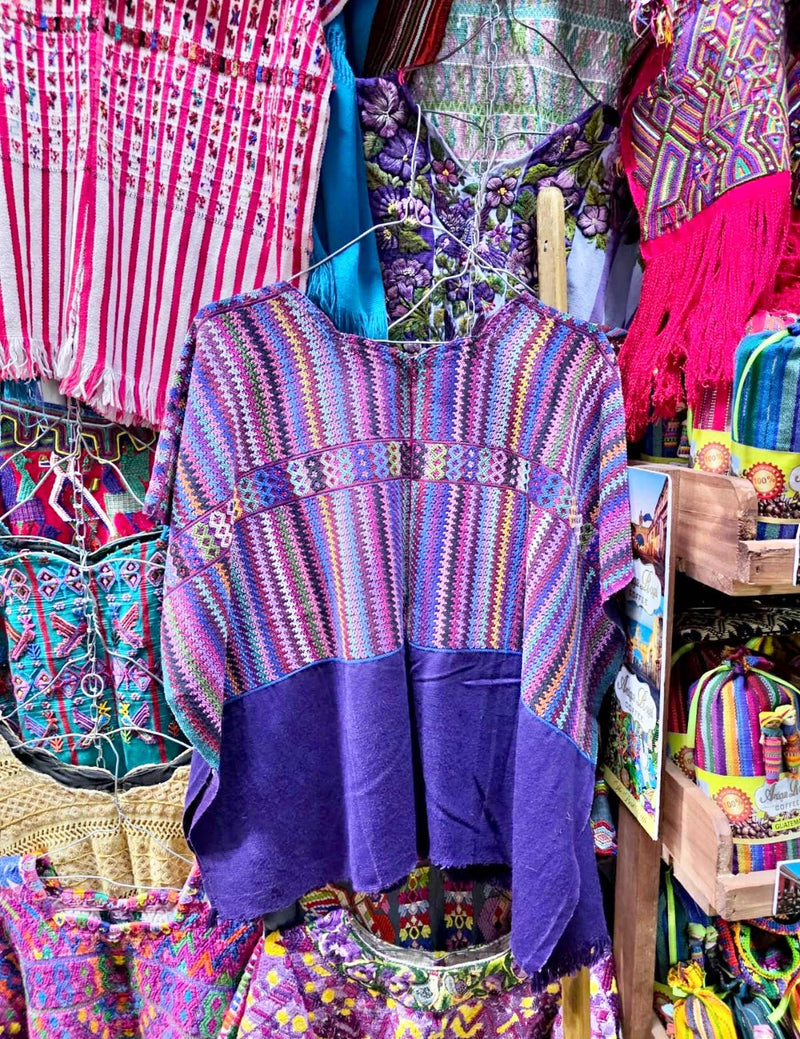 Berry And Purple San Lucas Huipil #7-438