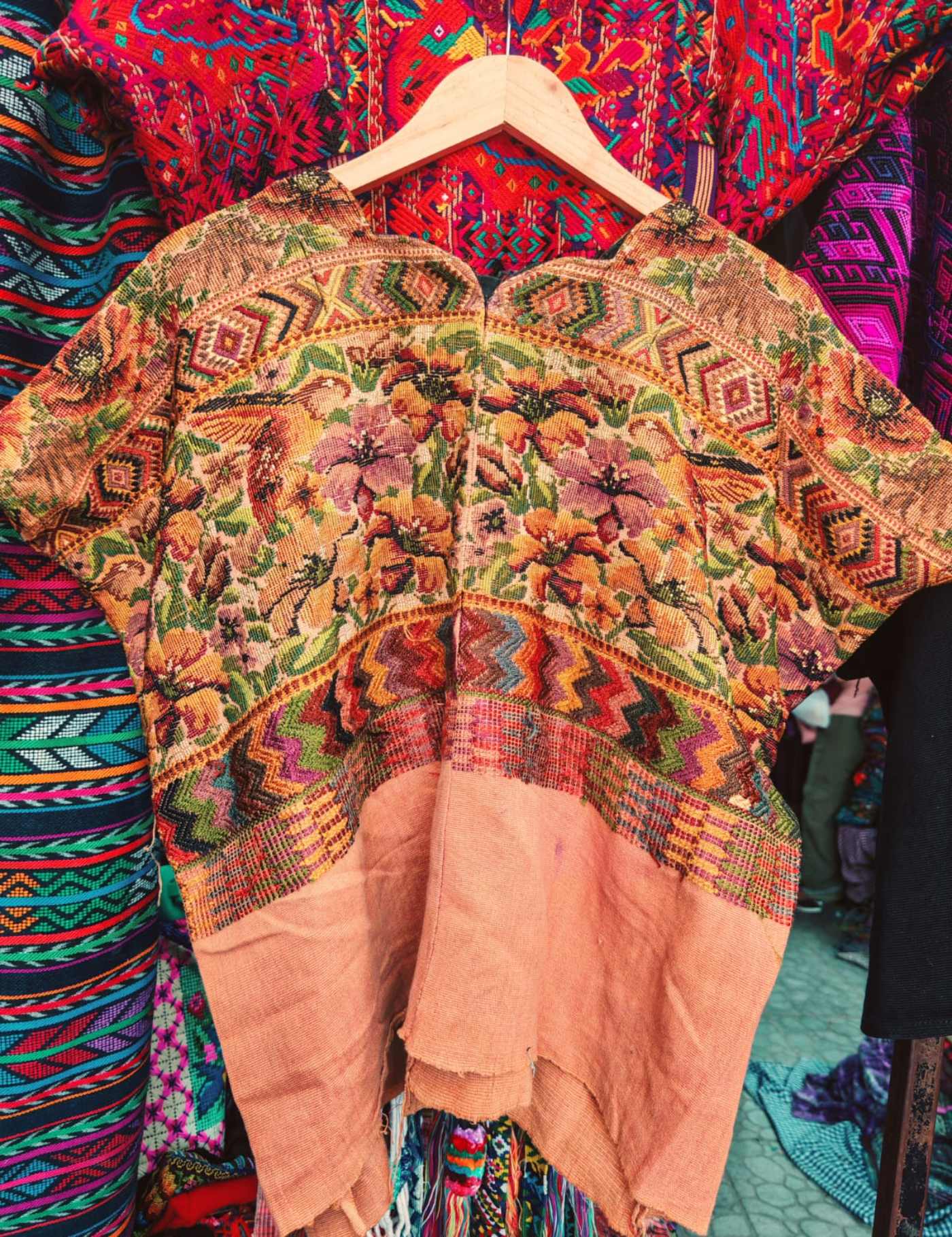 Warm Toned Comalapa Huipil #7-459