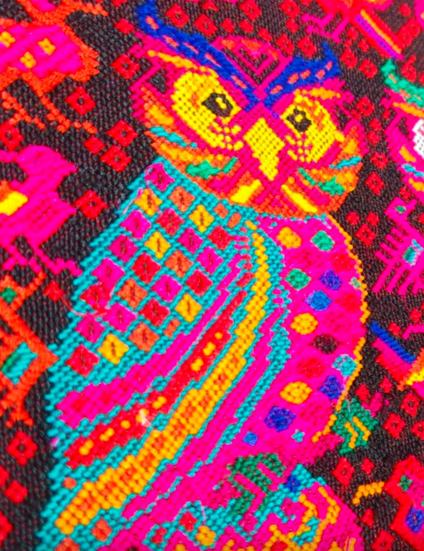 Eagle owl Chichicastenango Huipil #7-524