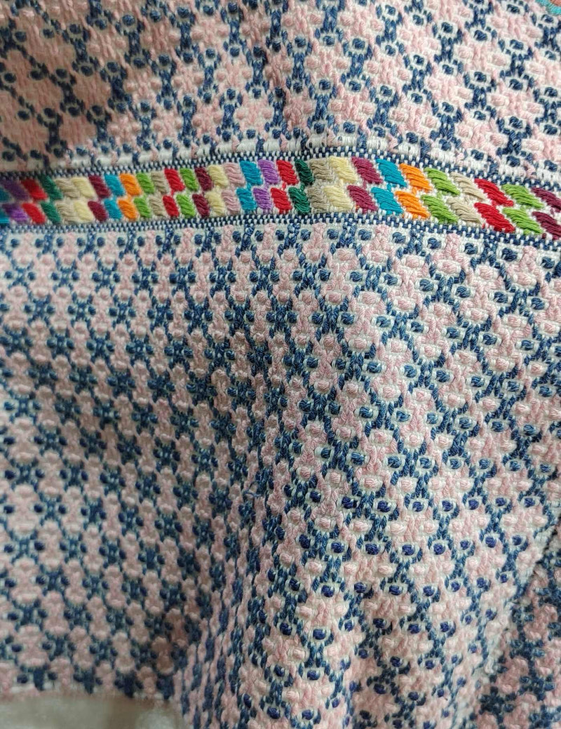 Blue and Pink San Lucas Tolimán Huipil #7-561