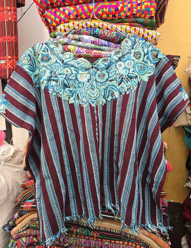 Turquoise Patzún Huipil #8-38