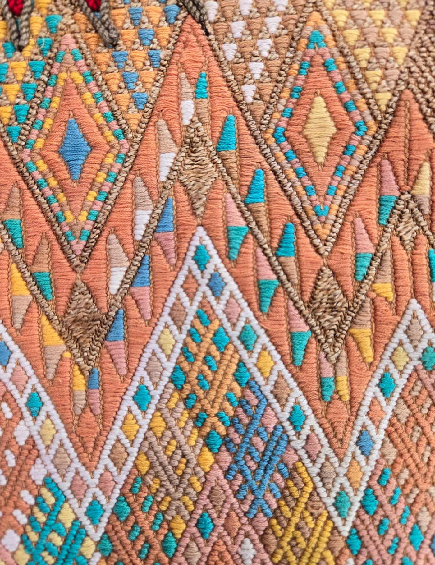 Caramel Geometric Chichicastenango Huipil #8-74