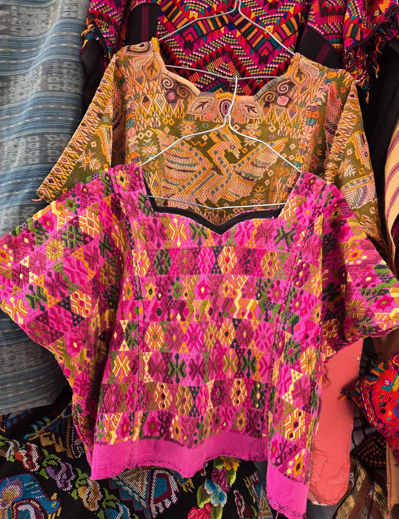 Hot Pink Cobán Huipil #8-89