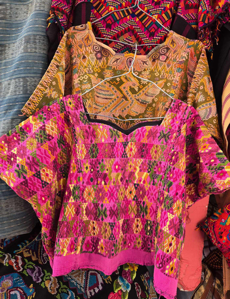 Hot Pink Cobán Huipil #8-89