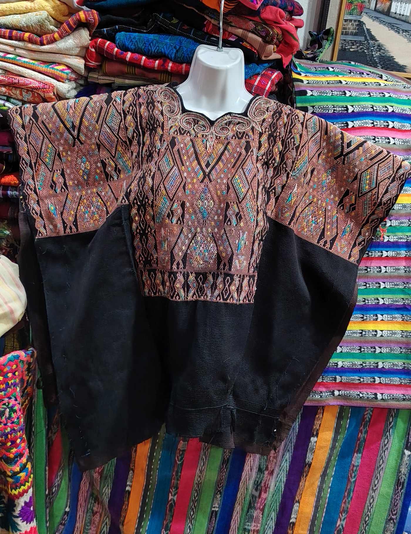 Two-headed eagle Chichicastenango Huipil #8-116