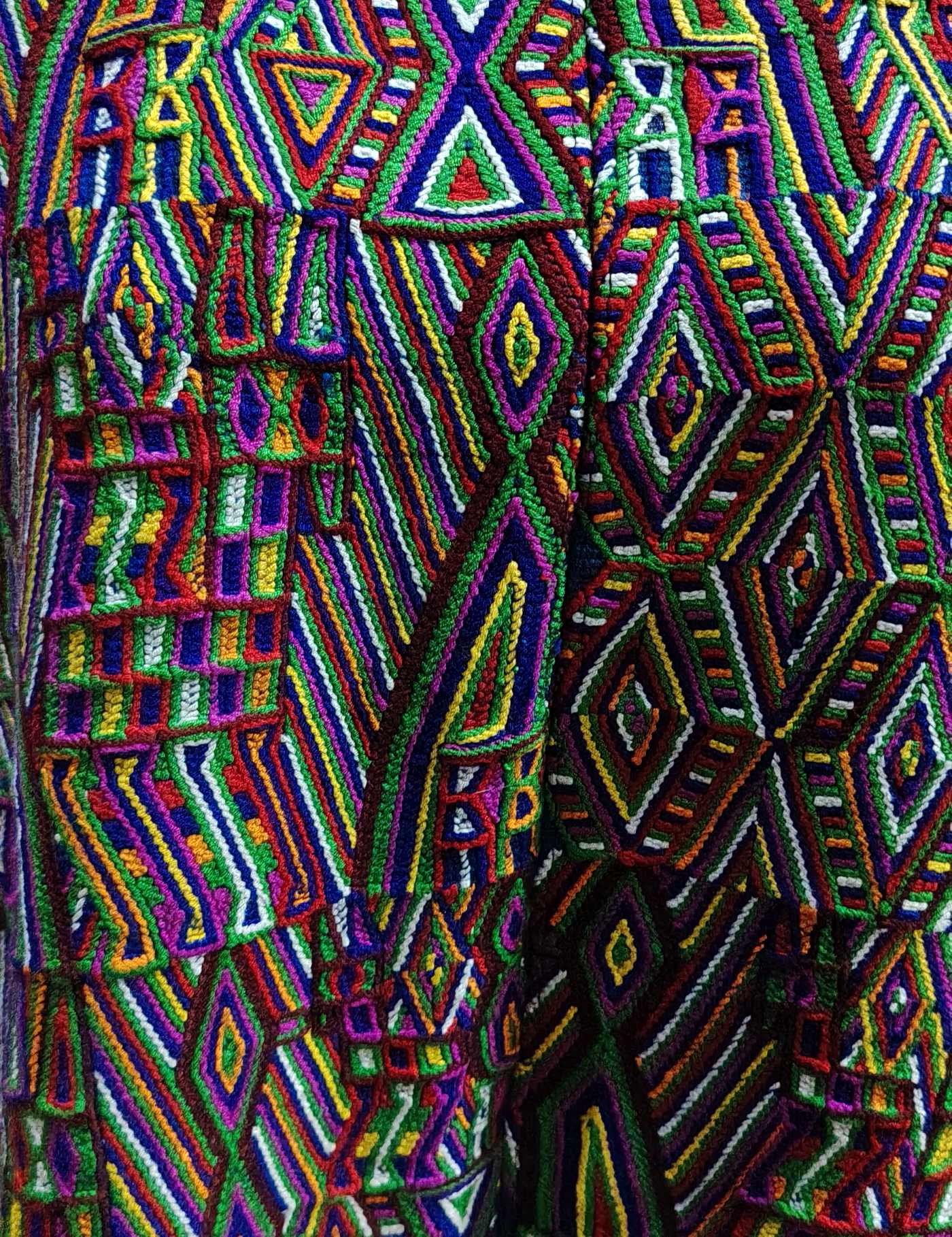 Blue and Red Nebaj Huipil #8-152