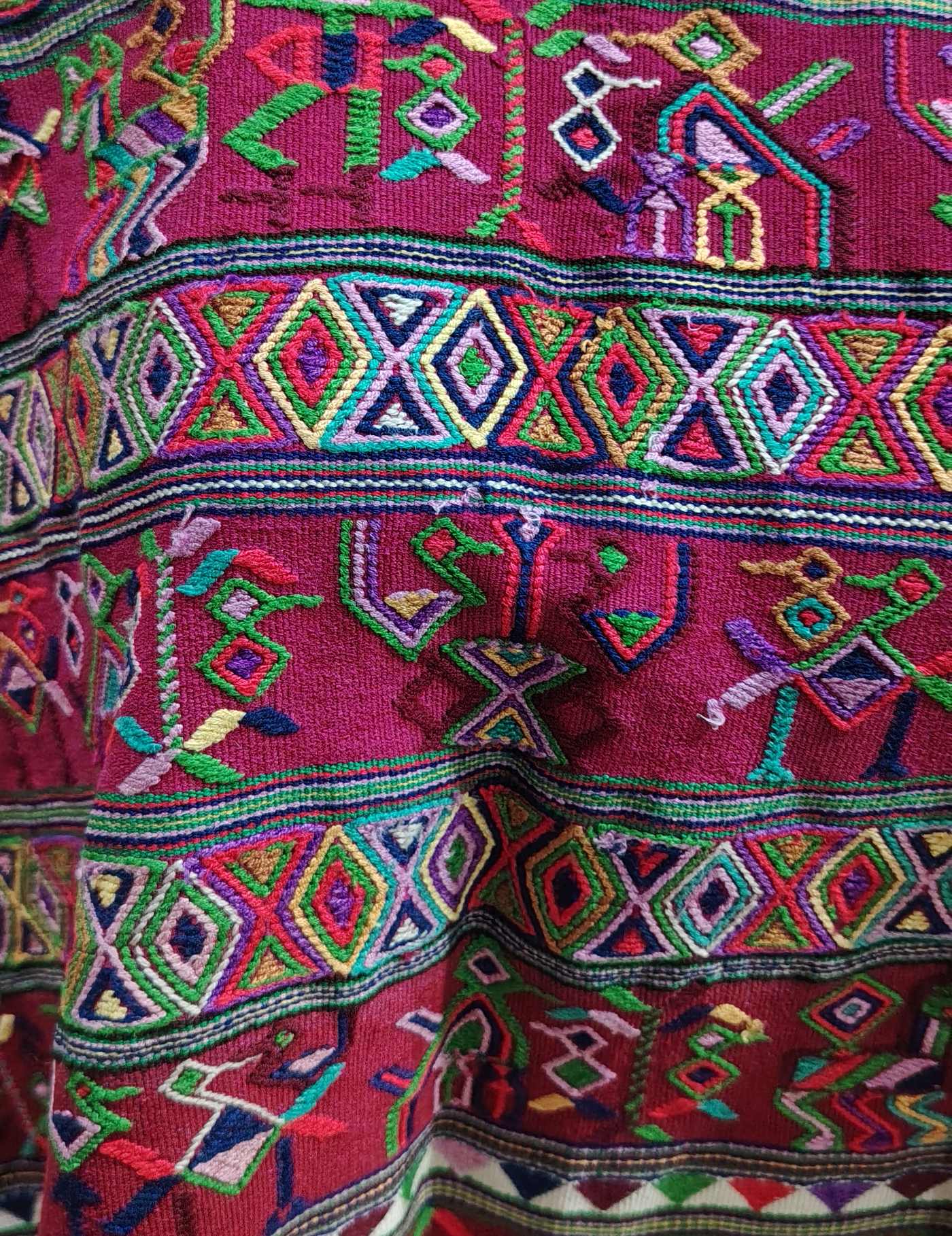 Traditional Red Nebaj Huipil #8-156