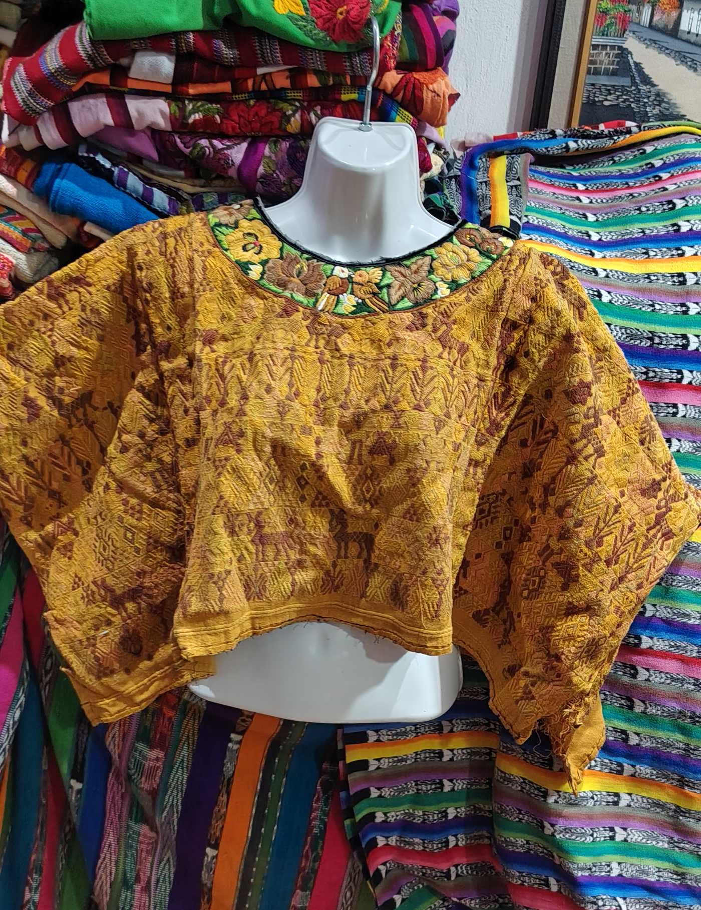 Mustard Cobán Huipil #8-167