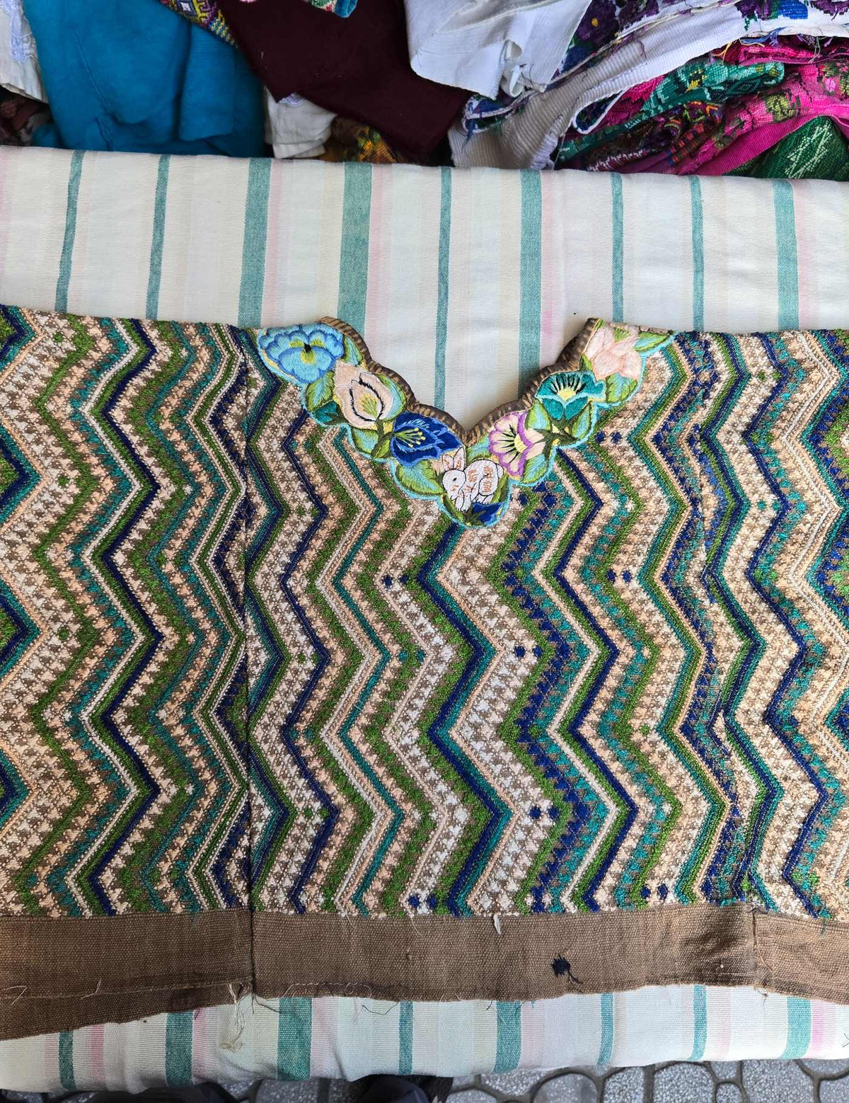 Retro Chevron Cobán Huipil #8-196