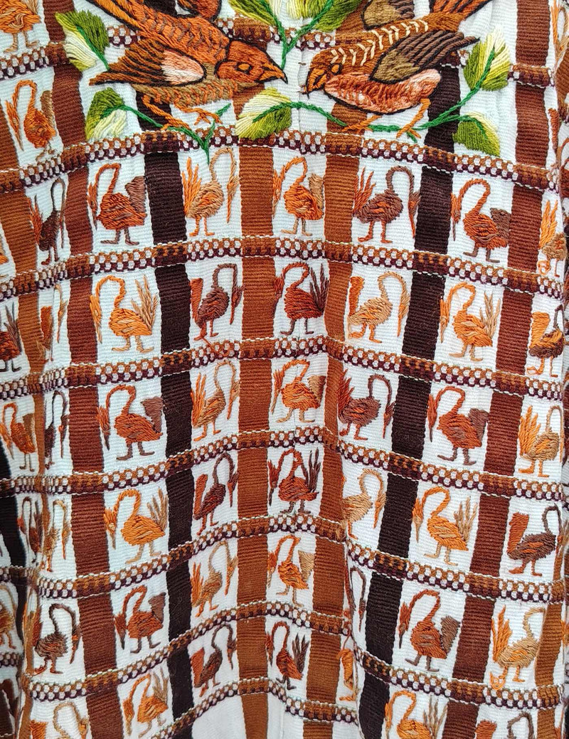 Brown Gingham Santiago Huipil #8-202