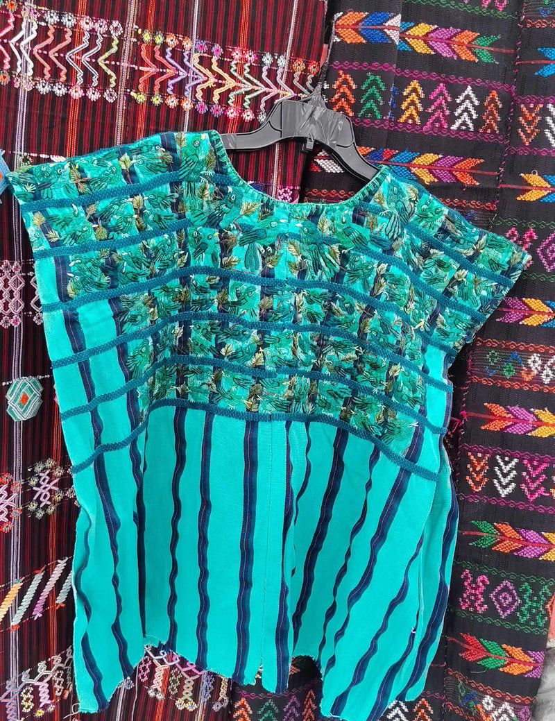 Green with Birds Santiago Huipil #8-207