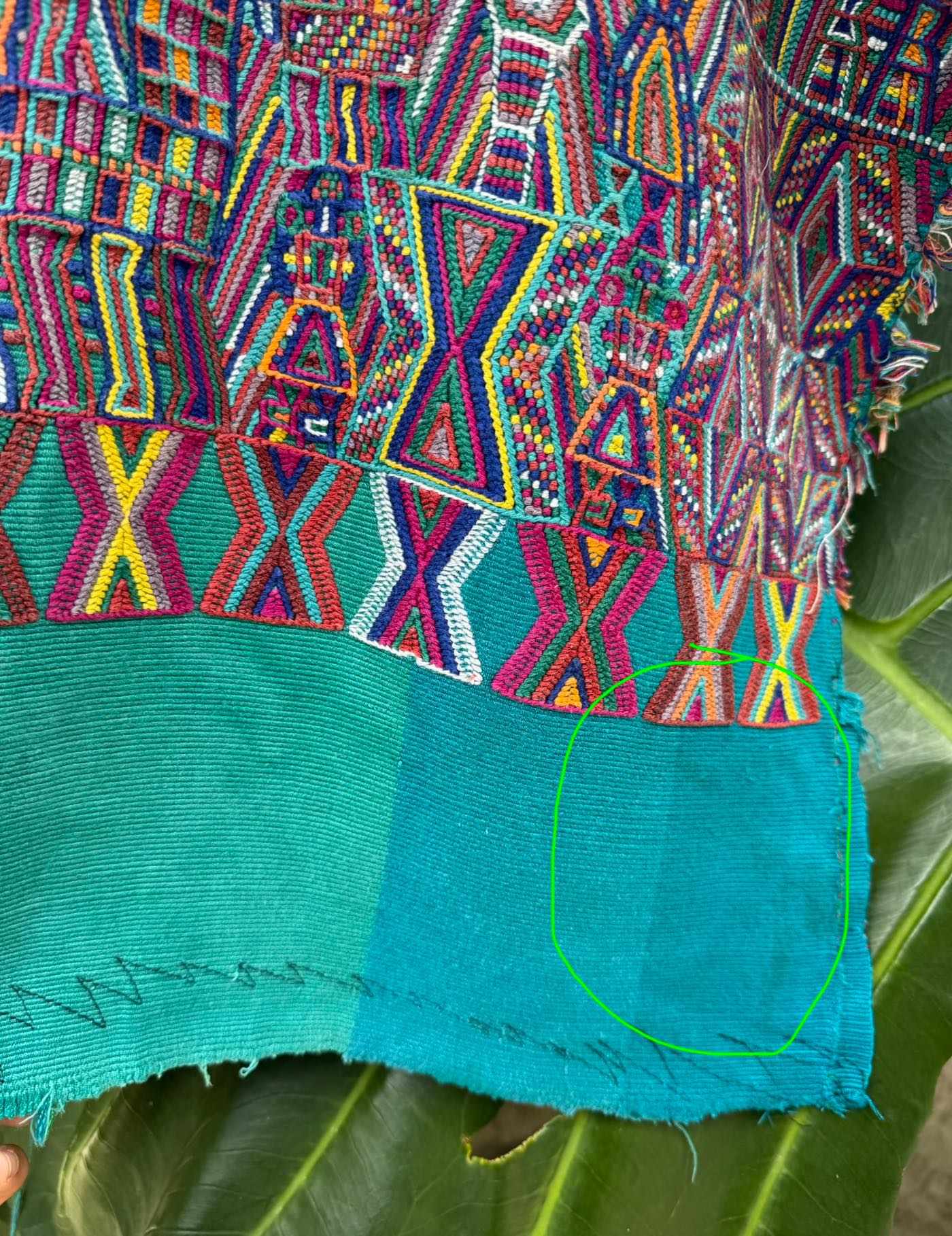 Multicolor Quetzals Nebaj Huipil #8-237