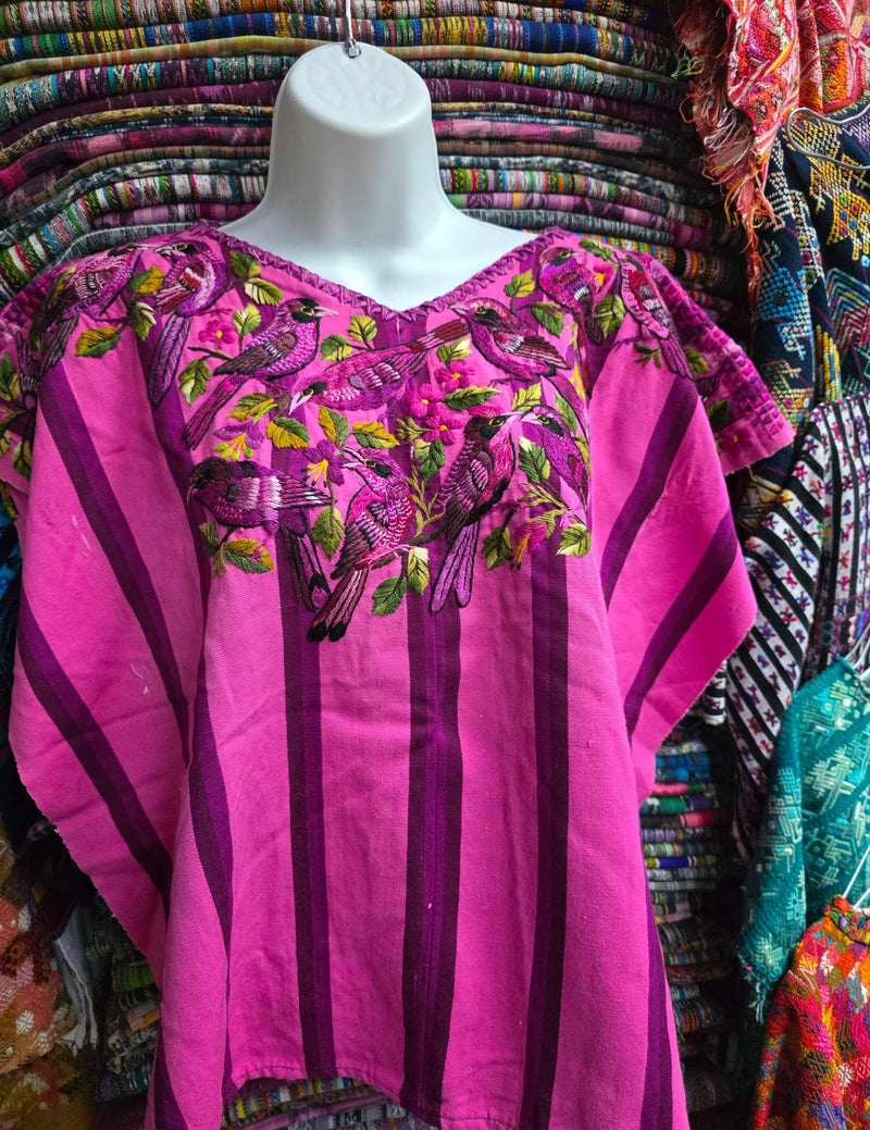 Hot Pink Santiago Huipil #8-264