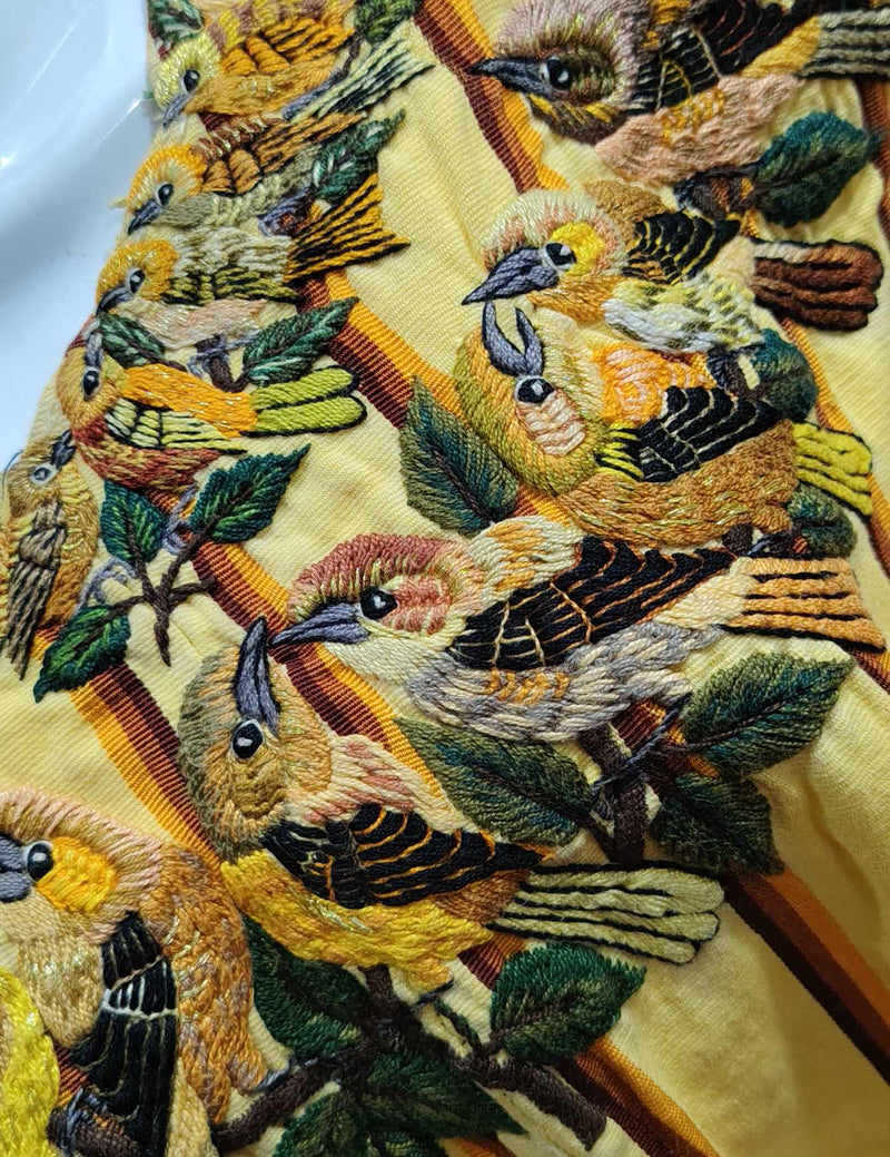 Yellow Striped Santiago Huipil #8-273