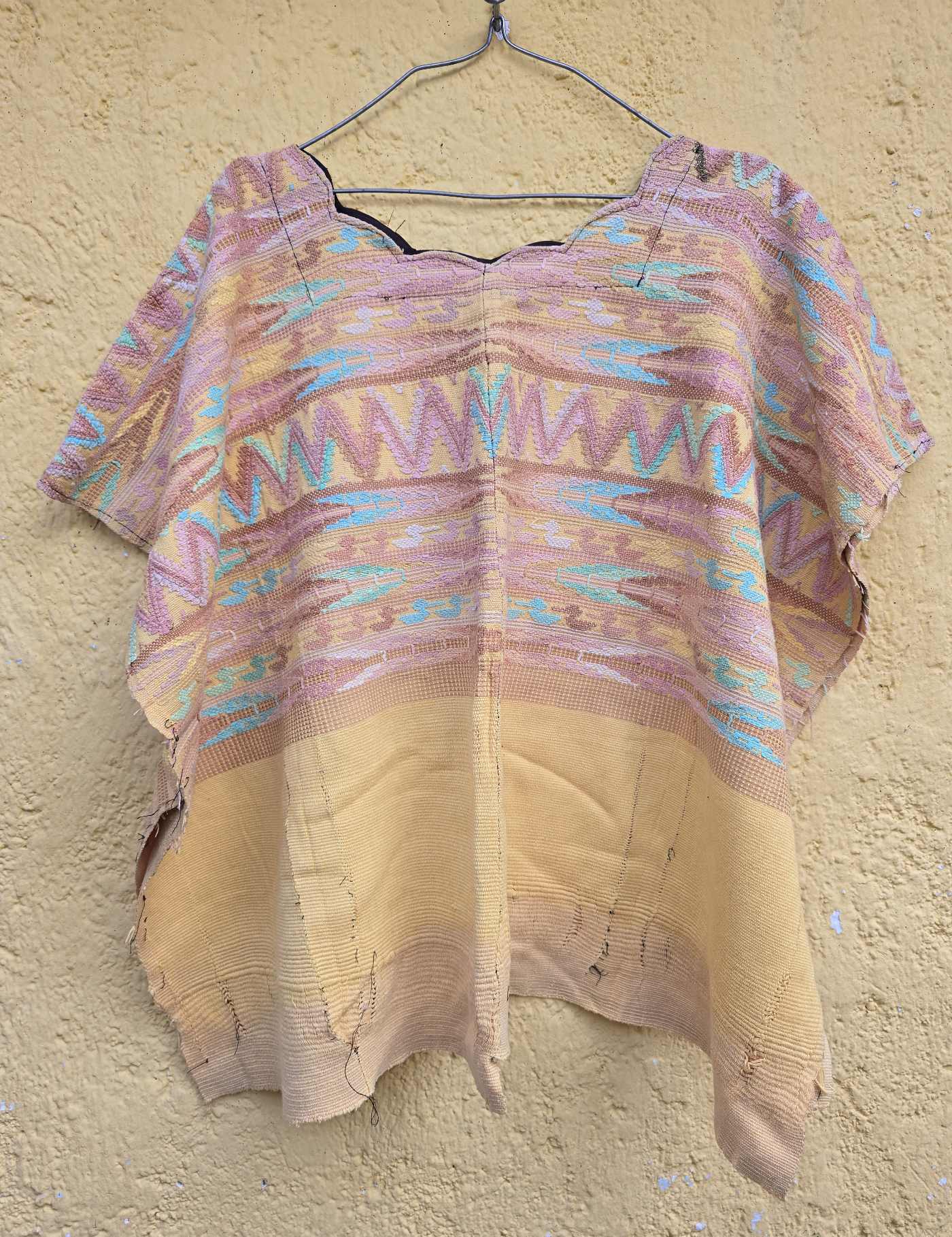 Pink and Primrose Comalapa Huipil #8-297