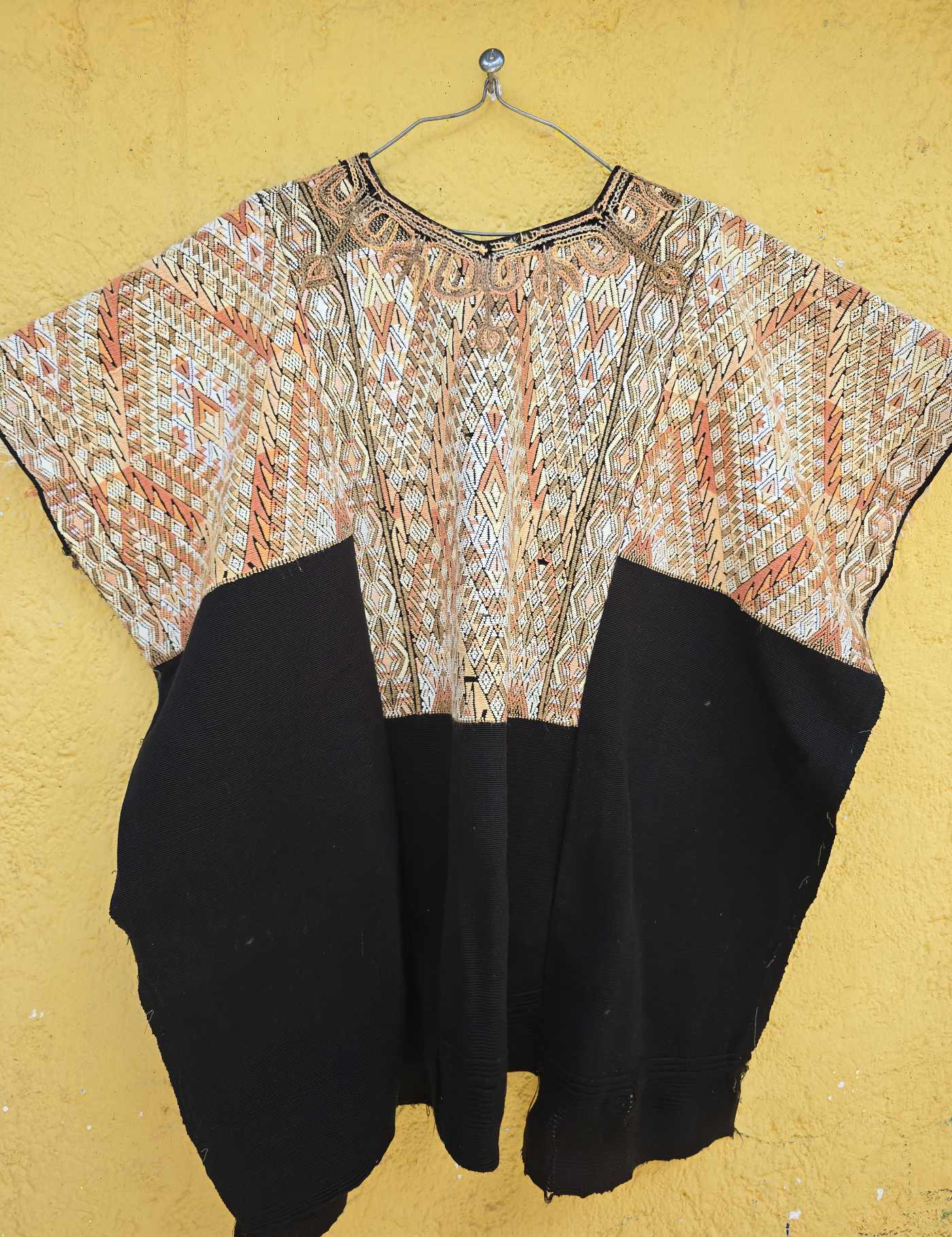 Beige Geometric Chichicastenango Huipil #8-298