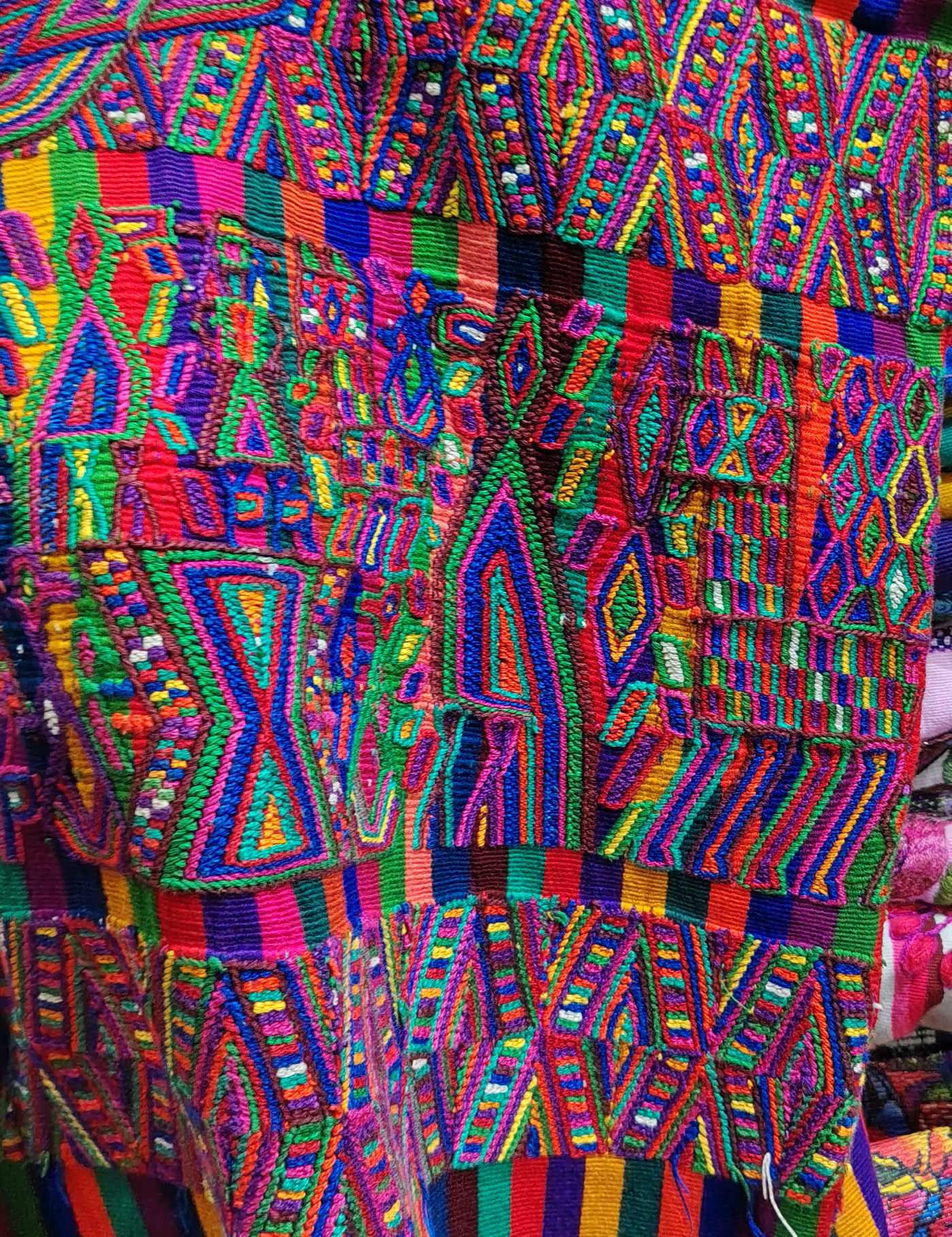 Multicolor Stripes Nebaj Huipil #8-330