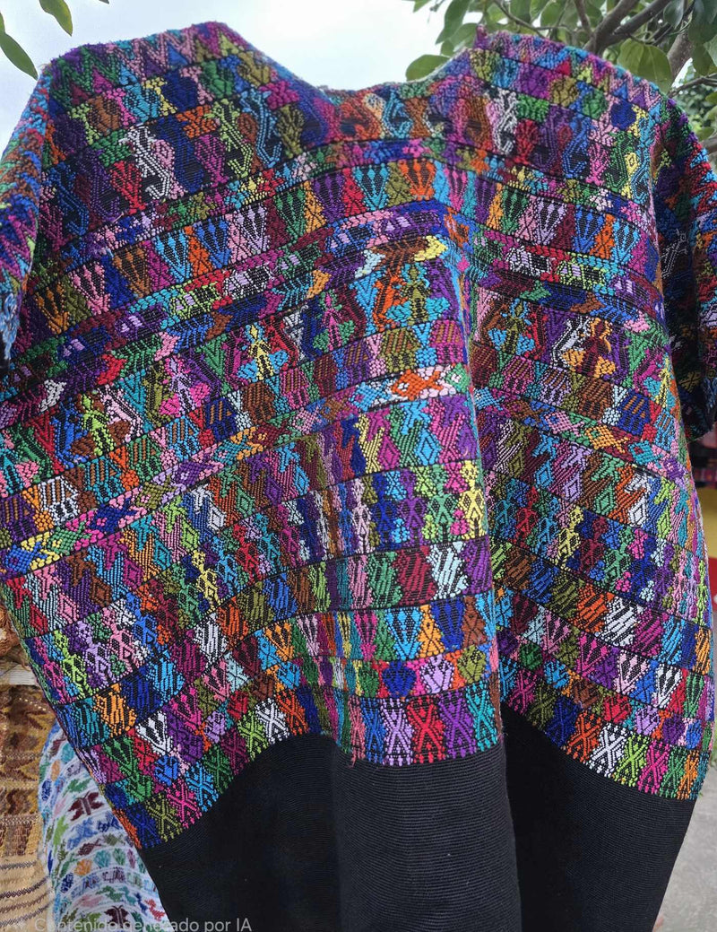Multicolor Rabinal Huipil #8-386