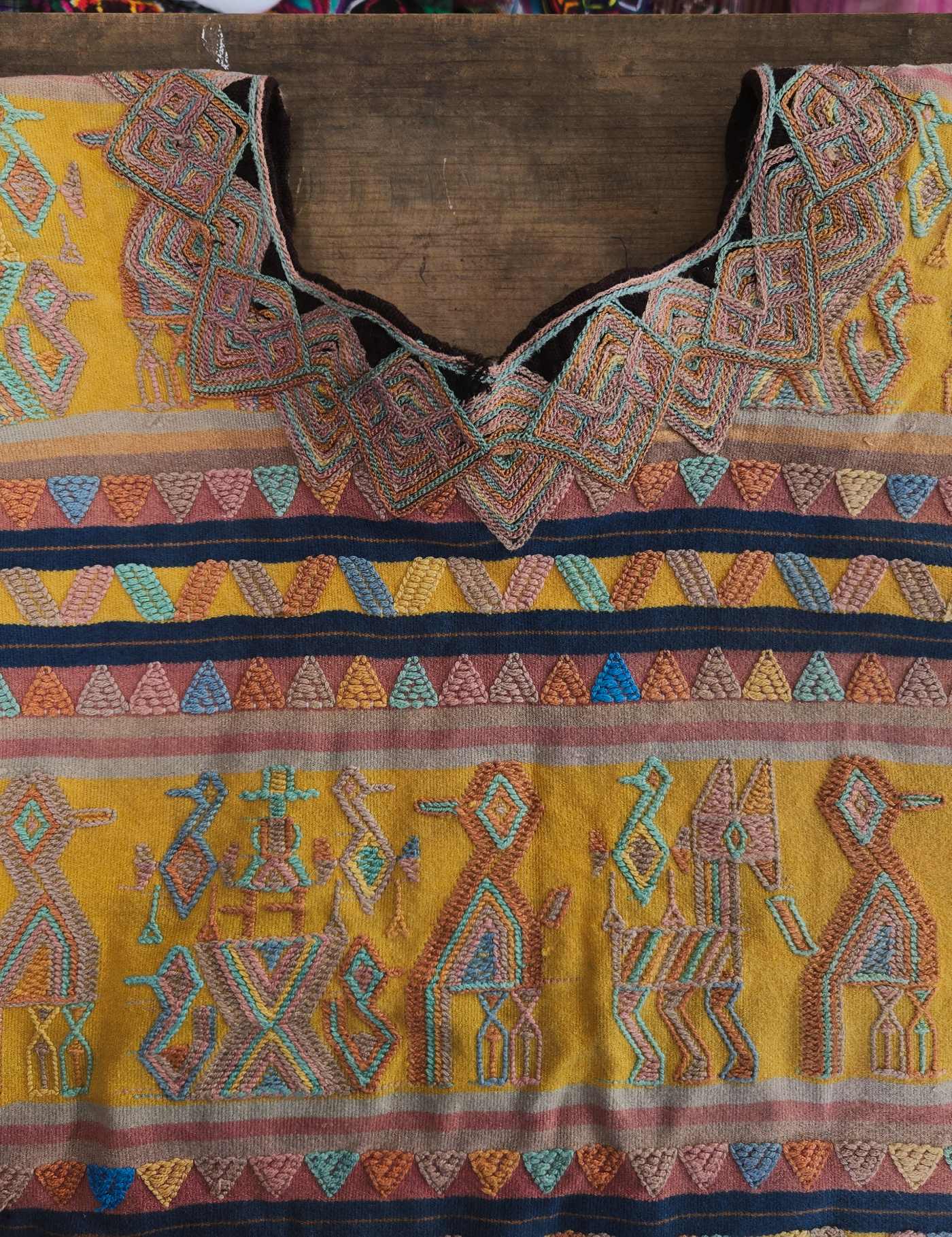 Bright Yellow Nebaj Huipil #8-398