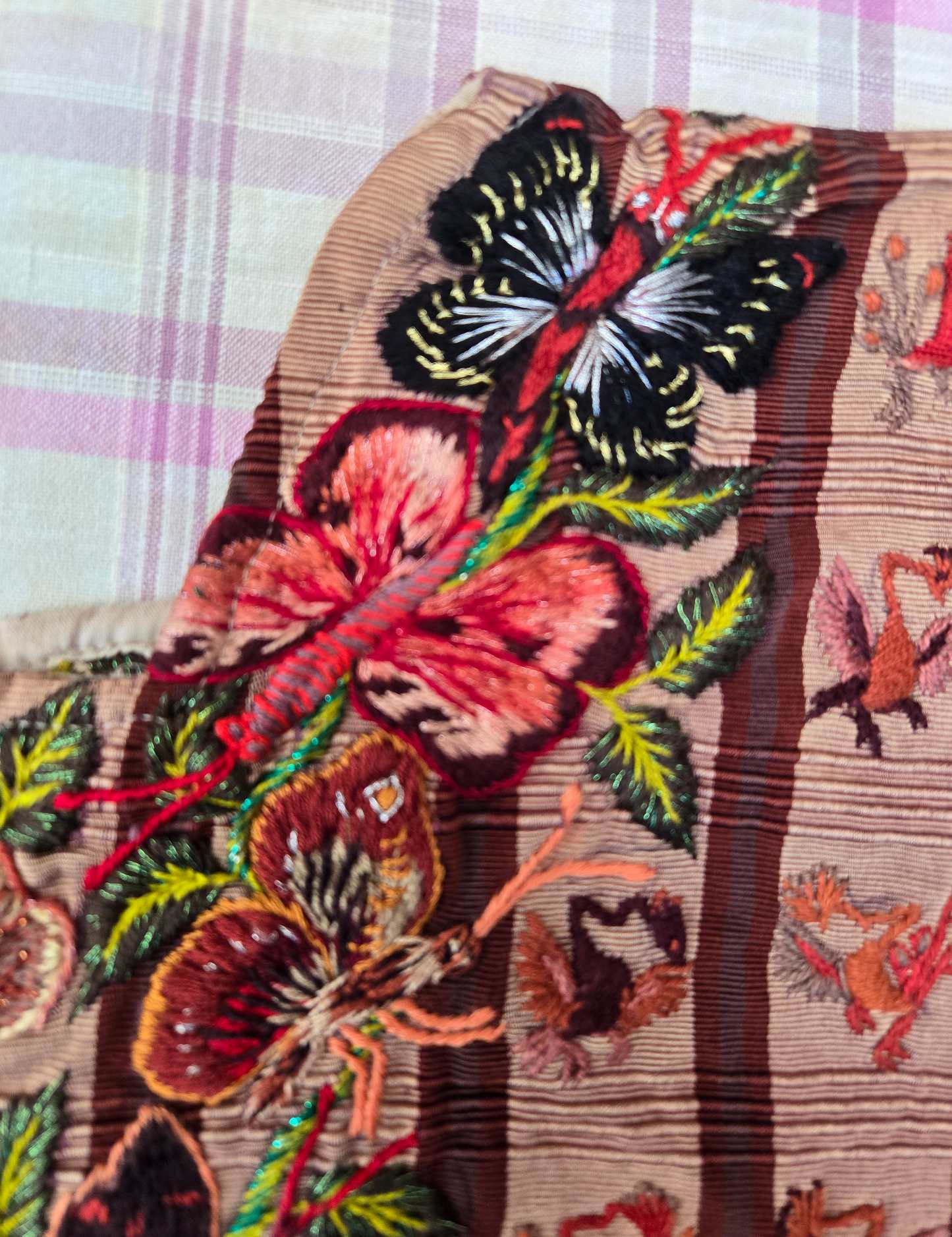 Brown Dragons and Butterflies Santiago Huipil #8-440