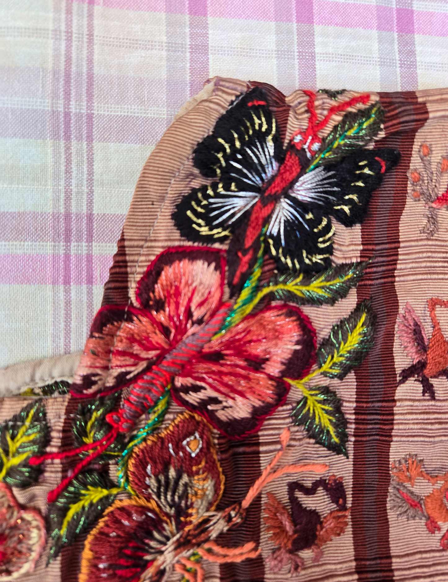 Brown Dragons and Butterflies Santiago Huipil #8-440