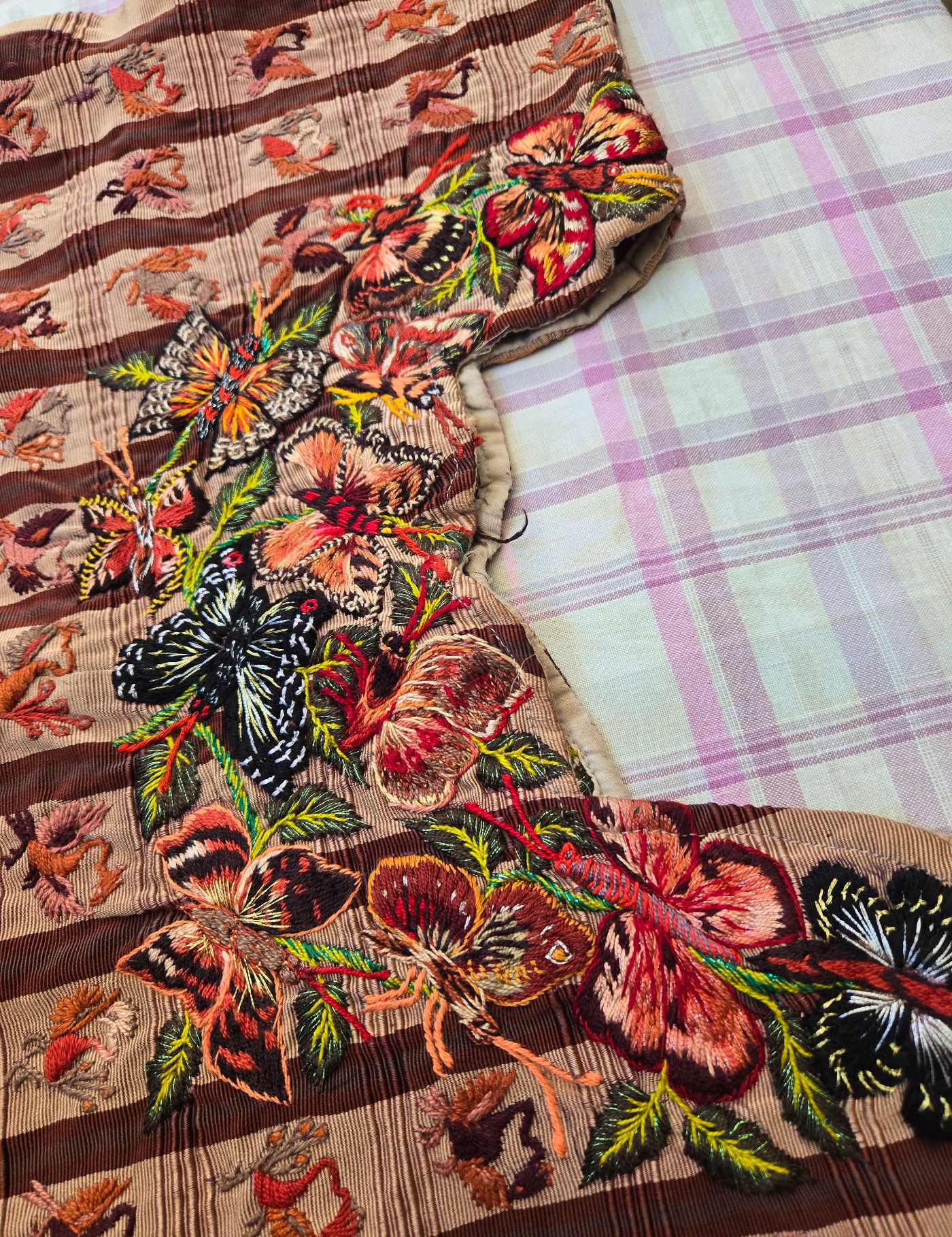 Brown Dragons and Butterflies Santiago Huipil #8-440