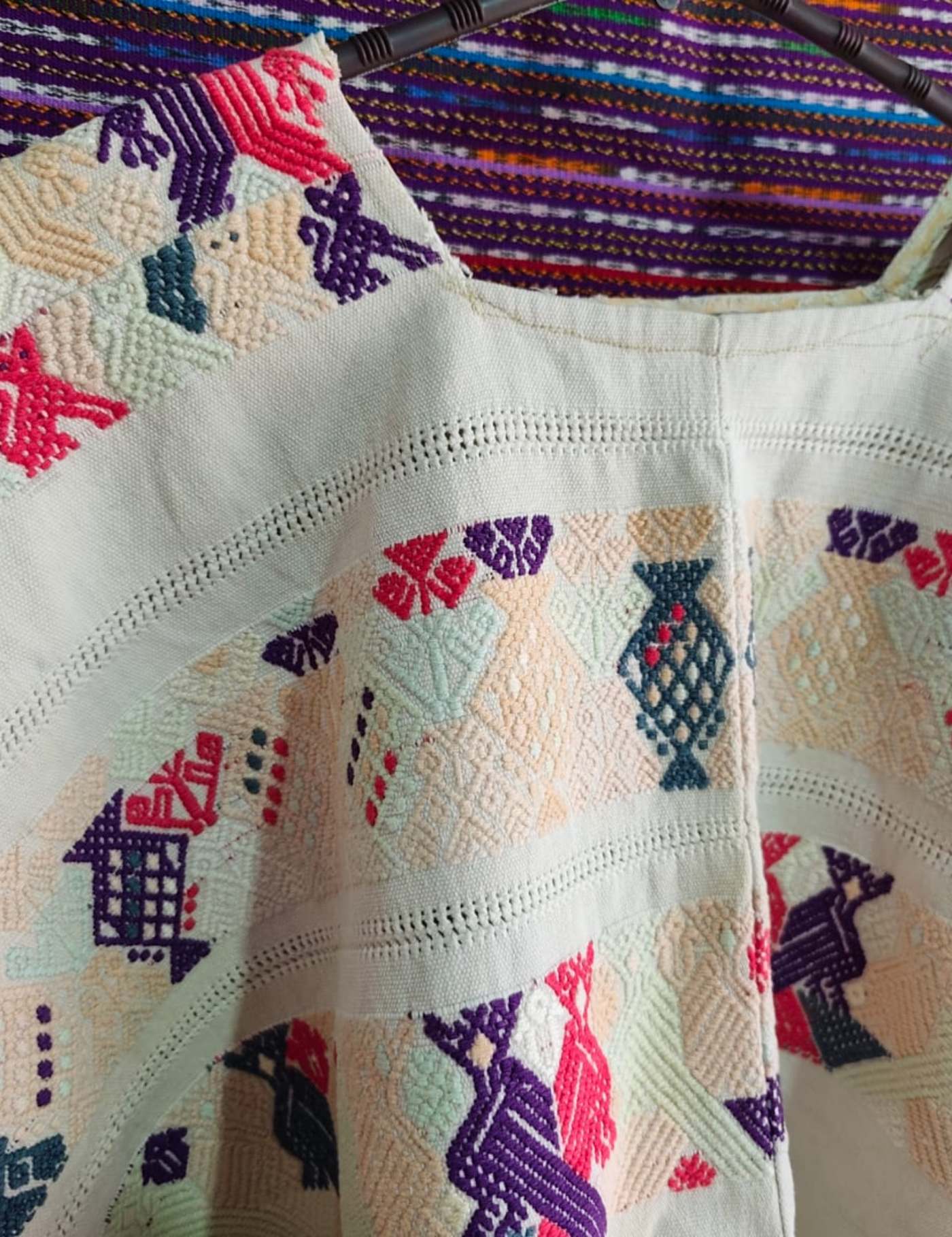 Cream color Sacatepéquez Huipil #8-460