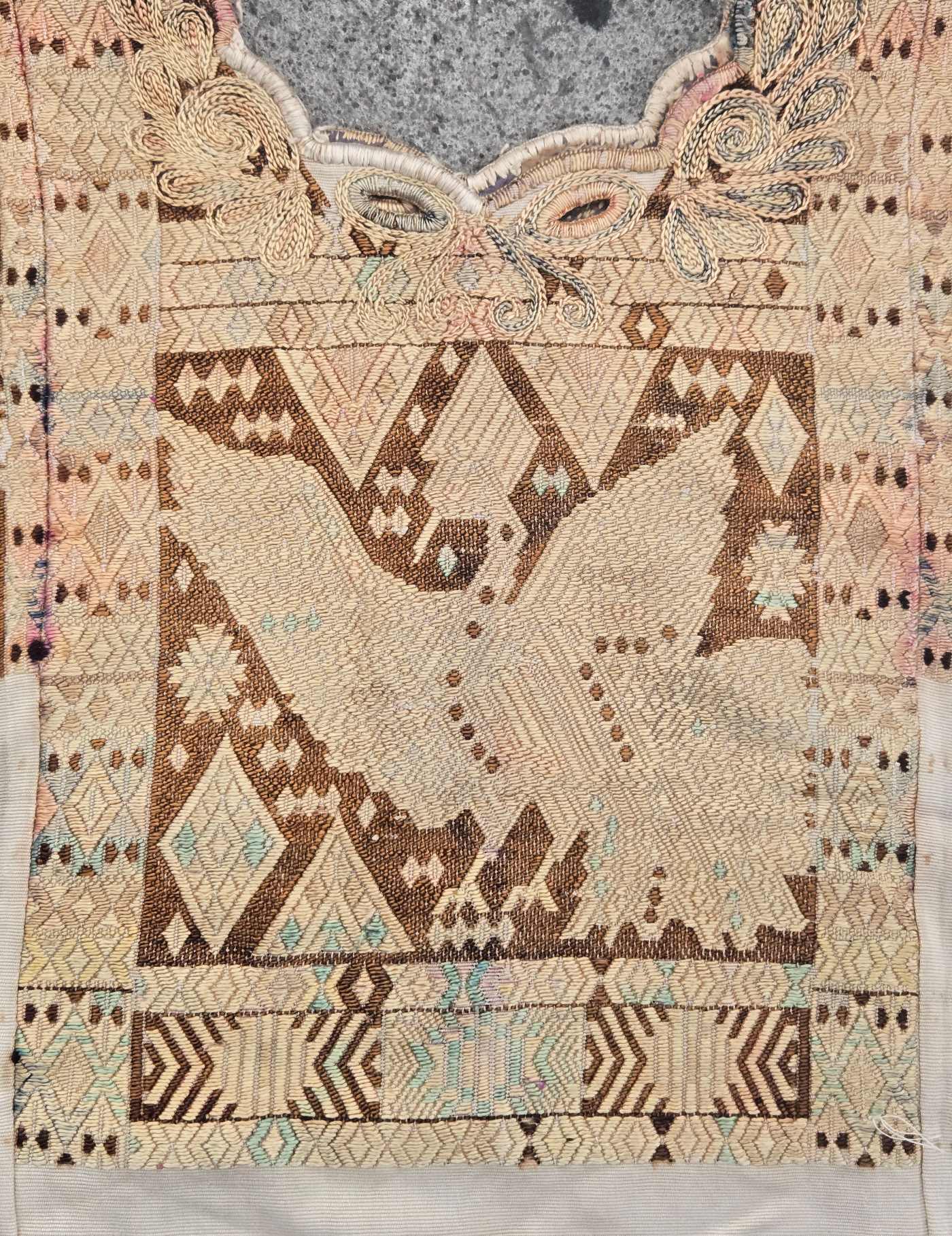 Silk Dragons 75 years old Chichicastenango Huipil #8-478