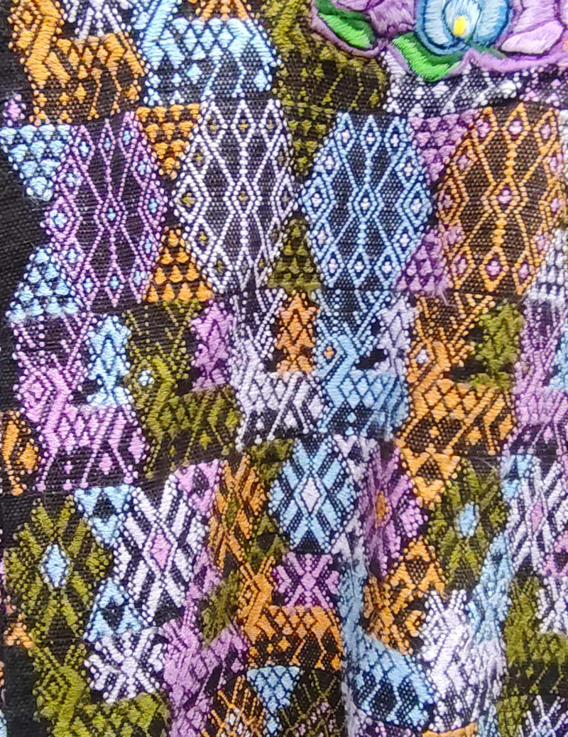 Colourful Lilac Cobán Huipil #8-480
