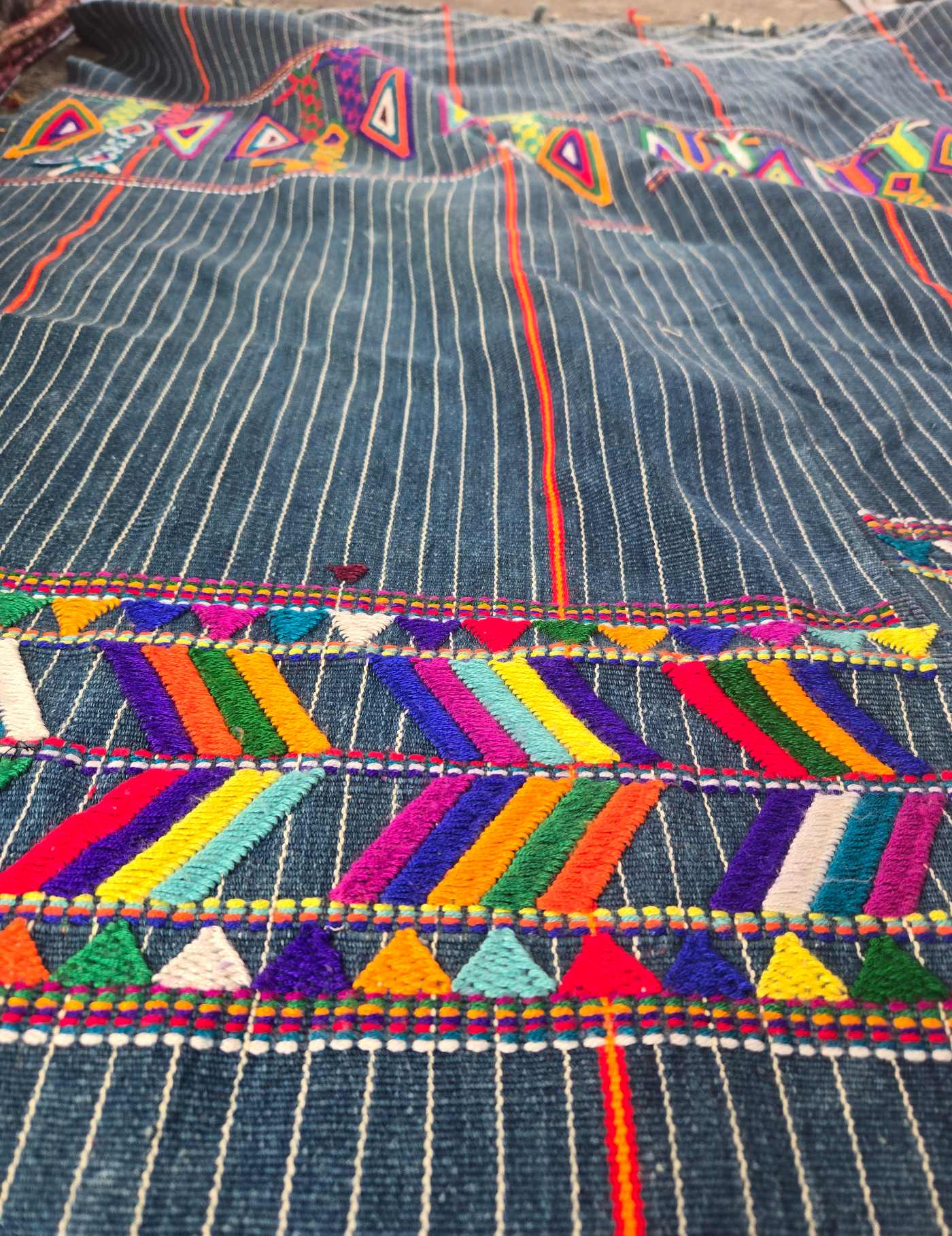 60 years old Indigo Chajul Tzute #8-505