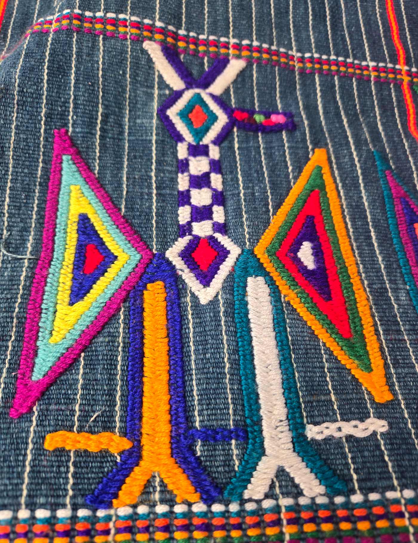 60 years old Indigo Chajul Tzute #8-505
