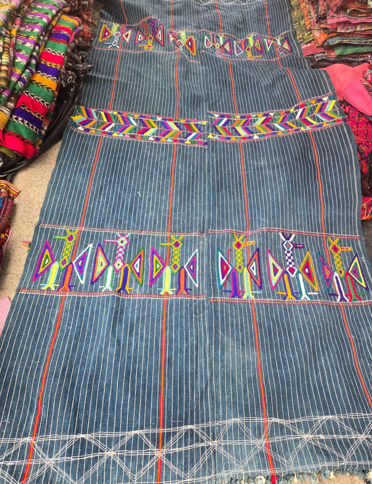 60 years old Indigo Chajul Tzute #8-505