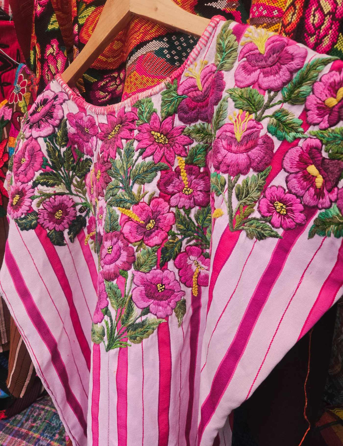 Pink on Pink Santiago Huipil #8-512