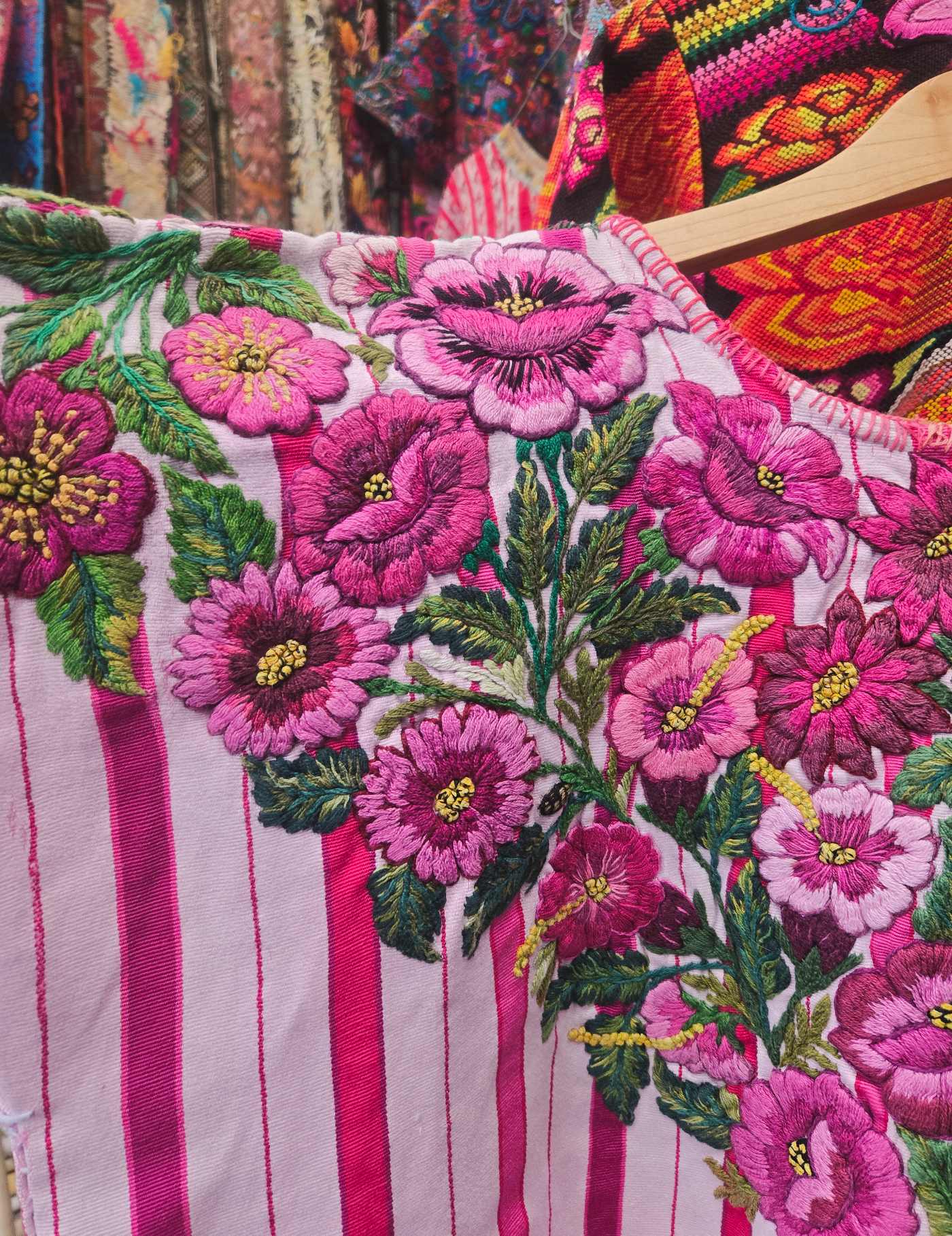 Pink on Pink Santiago Huipil #8-512