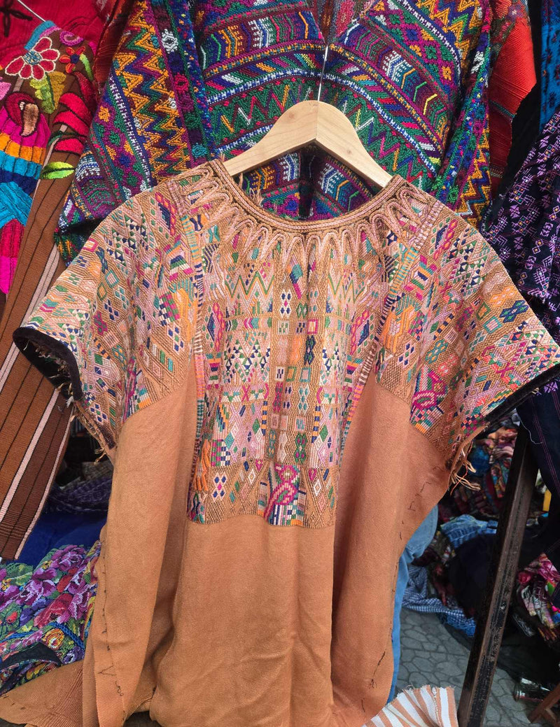 1970s Geometric Chichicastenango Huipil #8-514