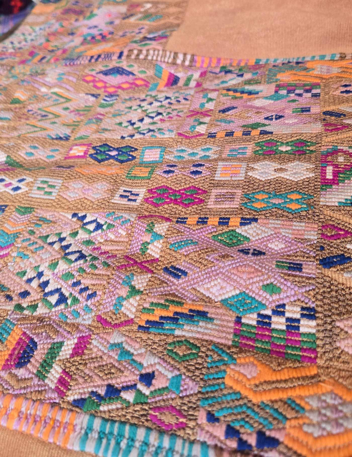1970s Geometric Chichicastenango Huipil #8-514