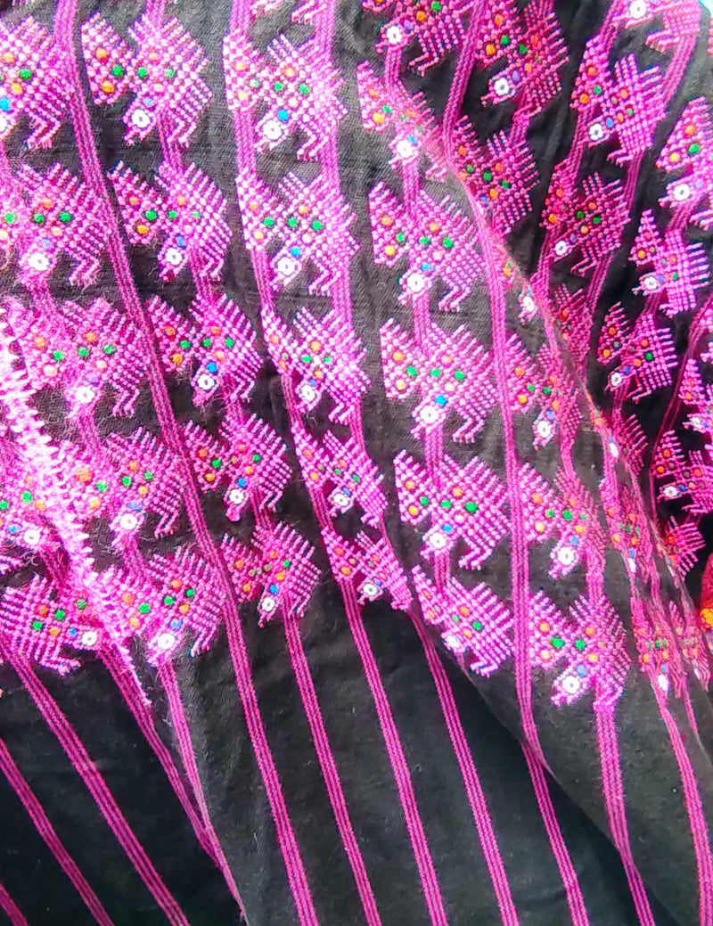 Hot Pink Nahualá Huipil #8-550