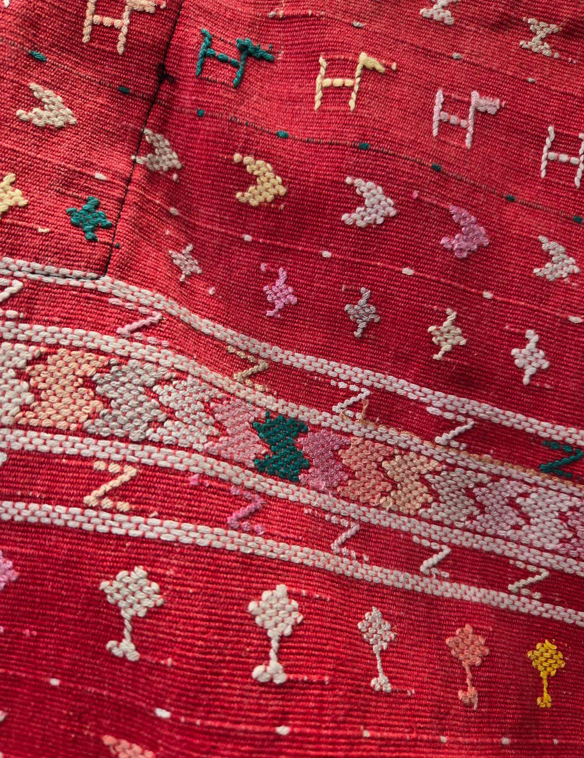 Bright Red San Lucas Tolimán Huipil #9-20