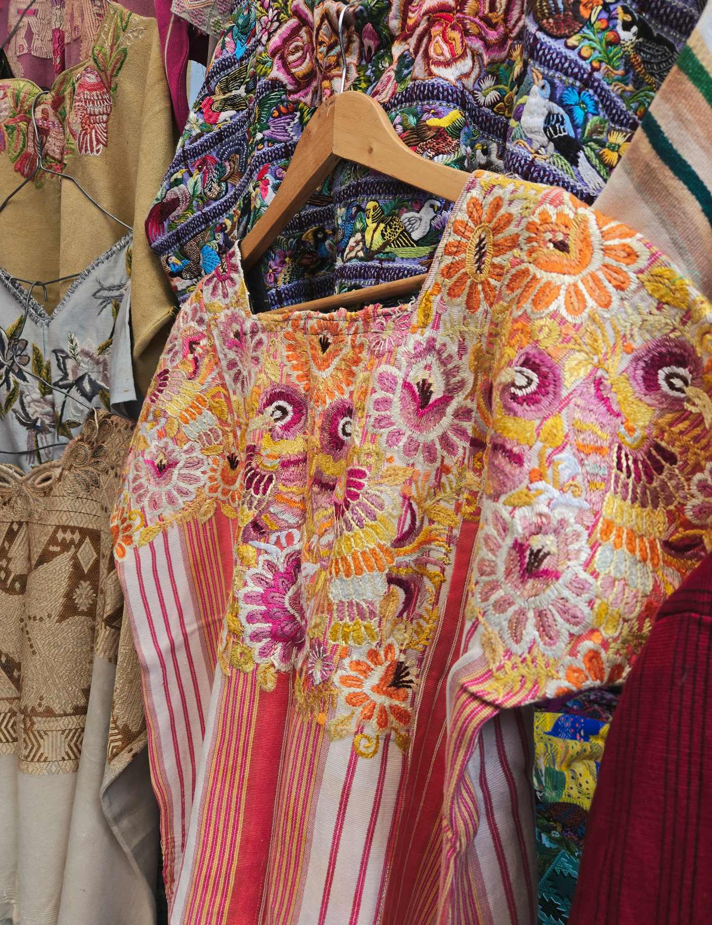 Silk Birds Chichicastenango Huipil #9-23