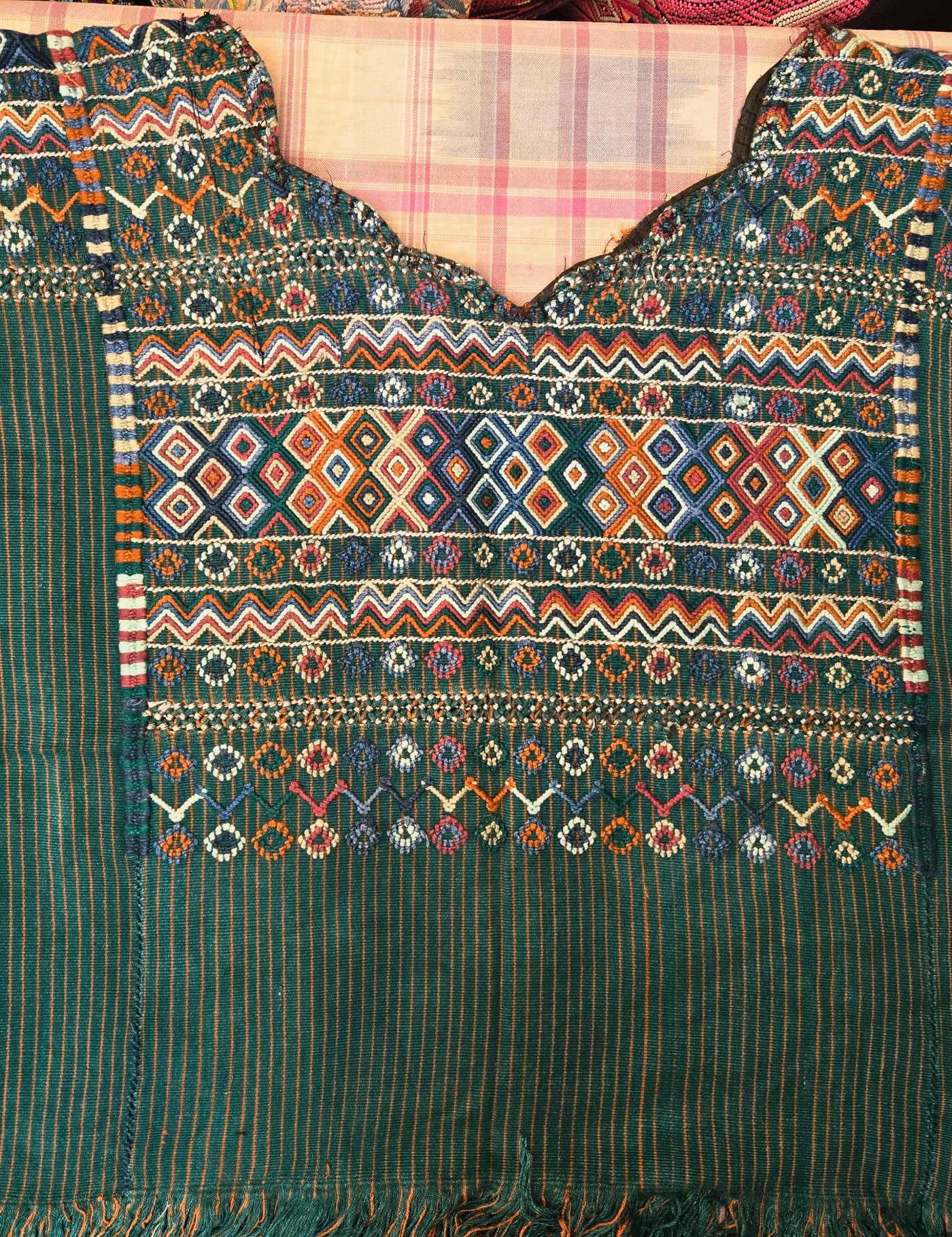 Dark Green Colotenango Huipil #9-24