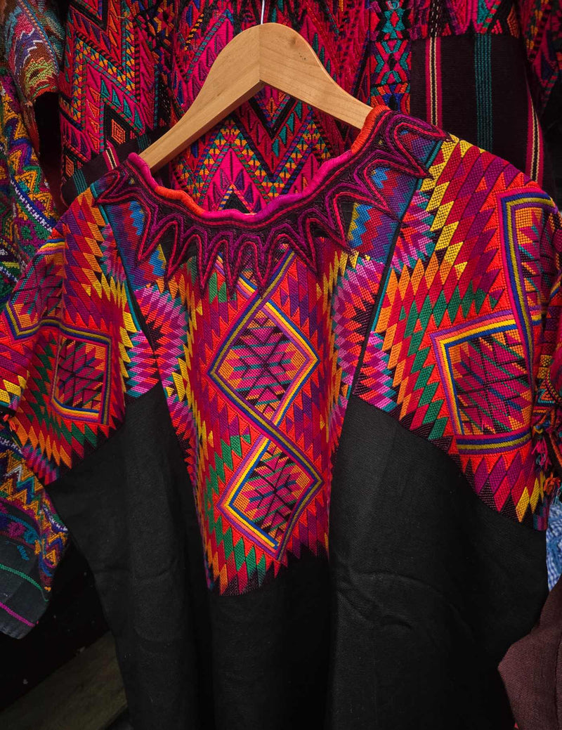 Bold Geometric Chichicastenango Huipil #9-26