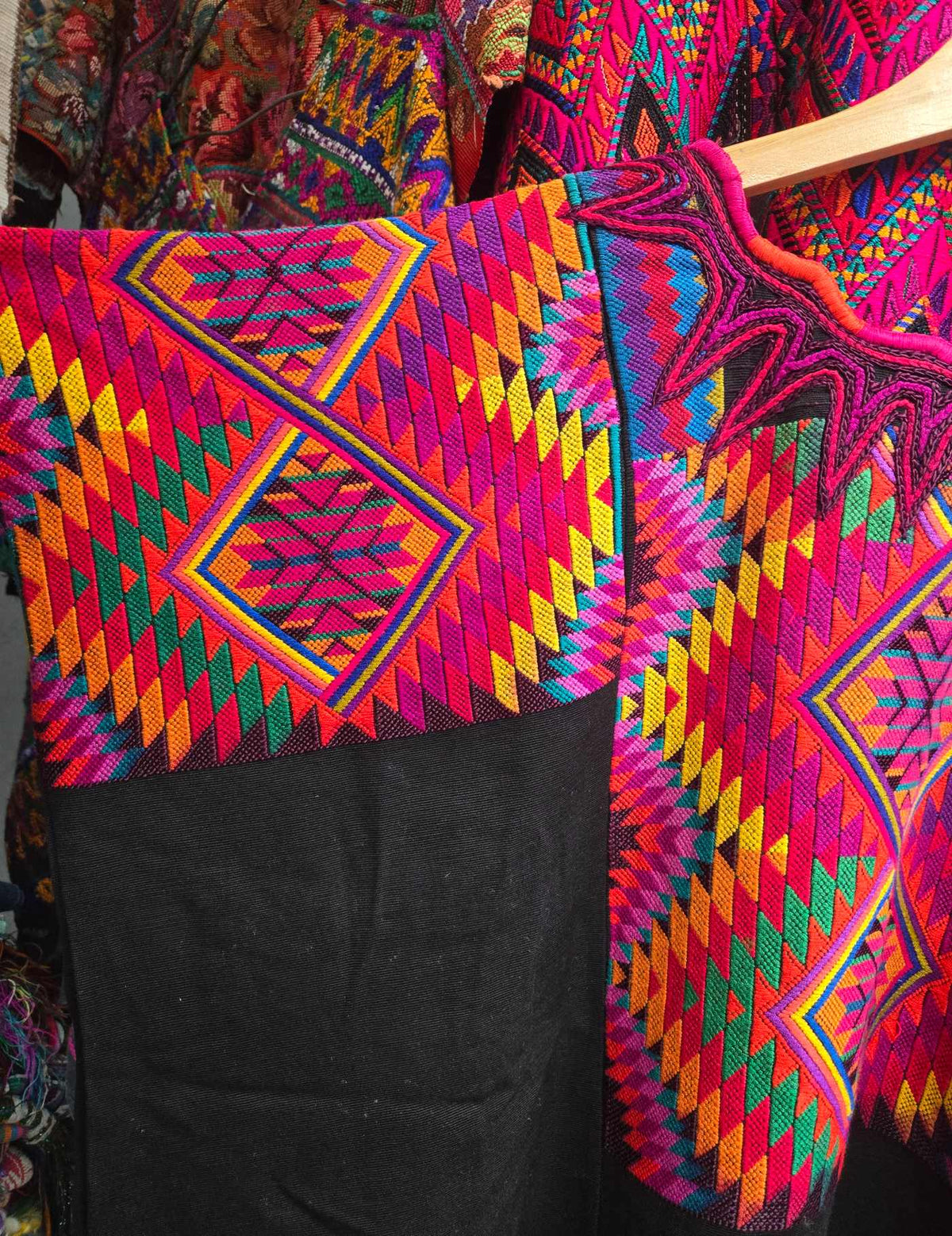 Bold Geometric Chichicastenango Huipil #9-26