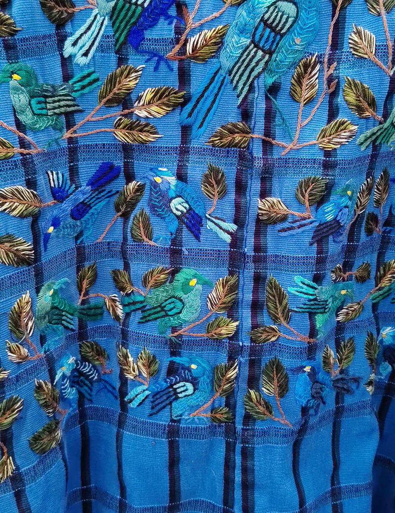 Bright Blue Santiago Huipil #9-41