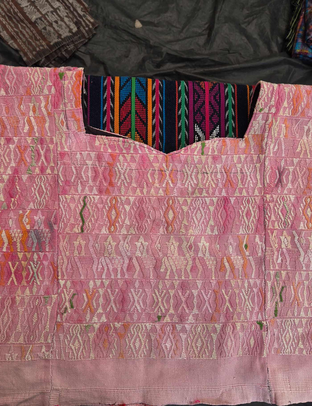 Faded Pink Cobán Huipil #9-65