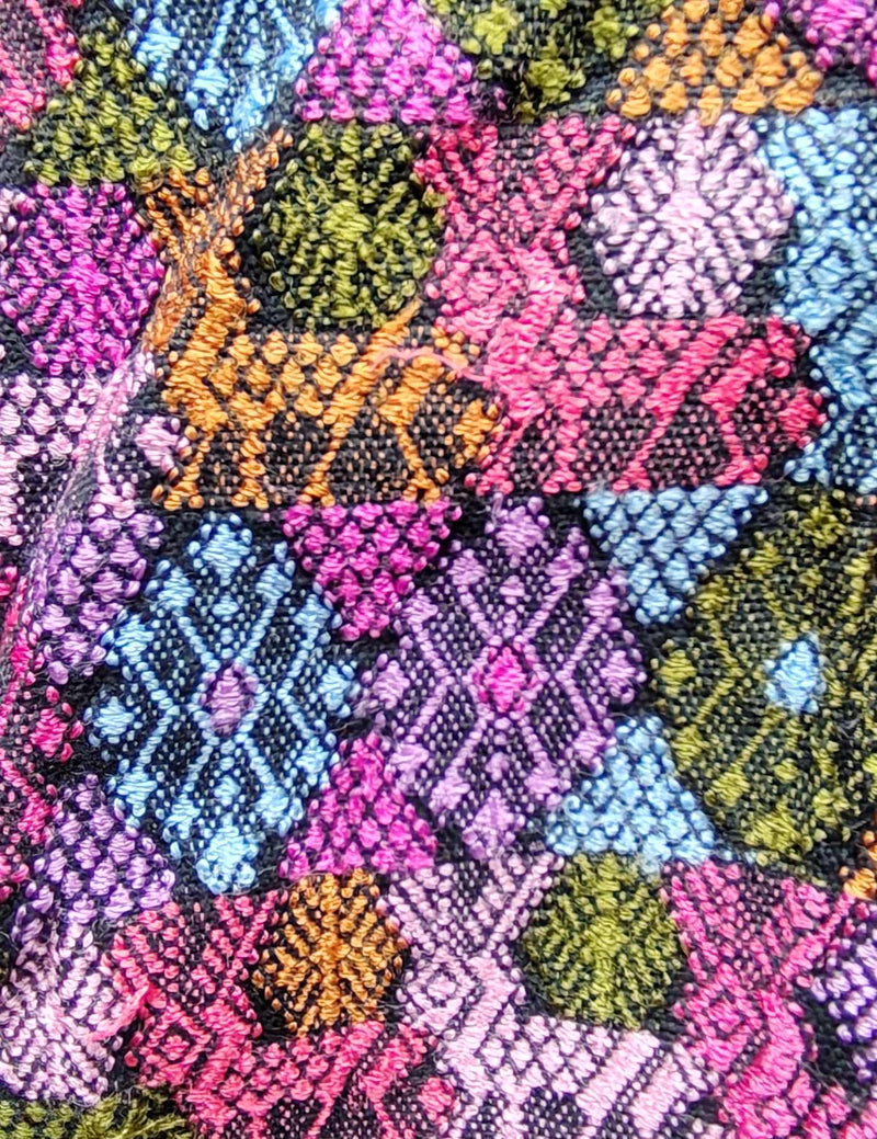 Multicolor Pink Cobán Huipil #9-75
