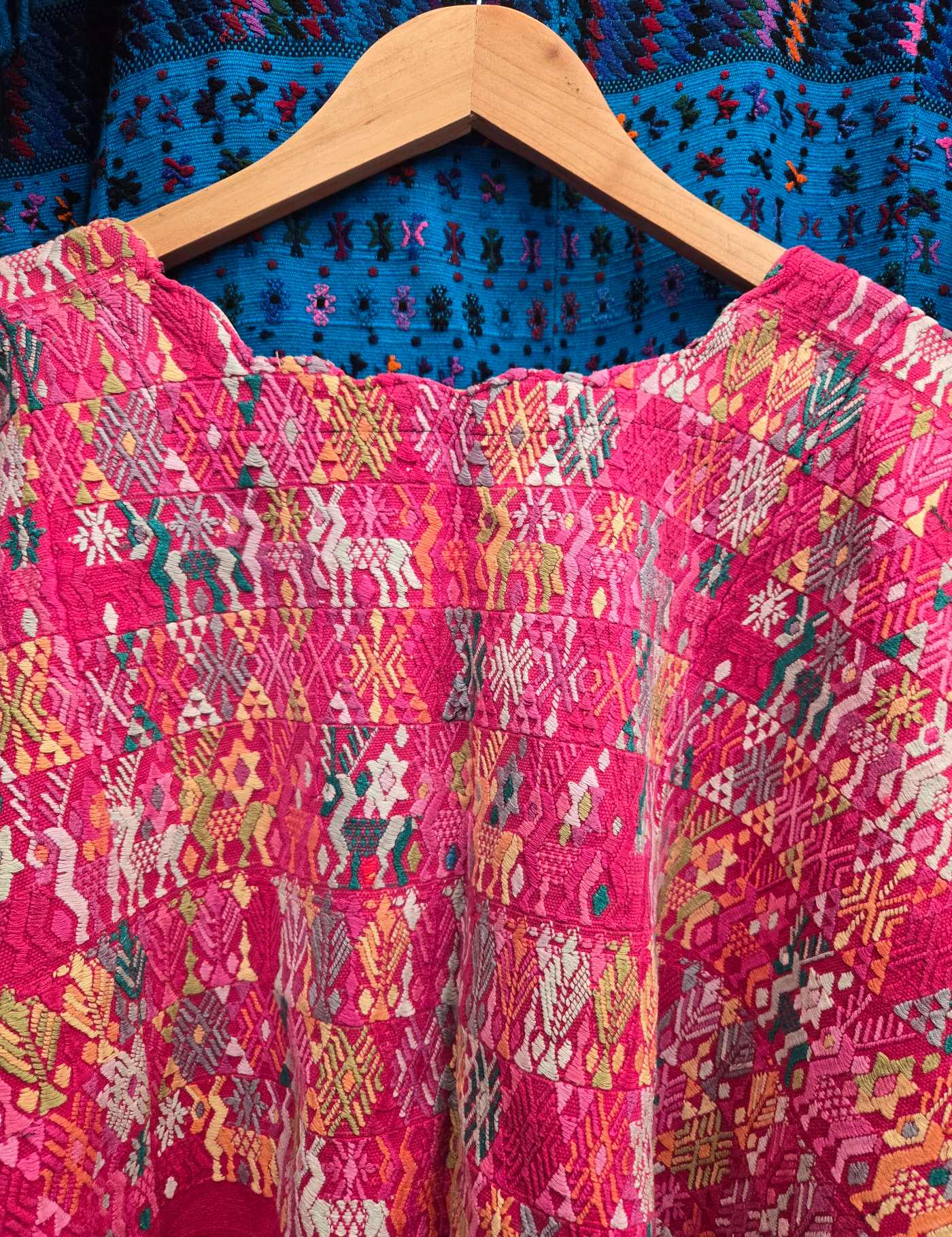 Bright Pink Cobán Huipil #9-93