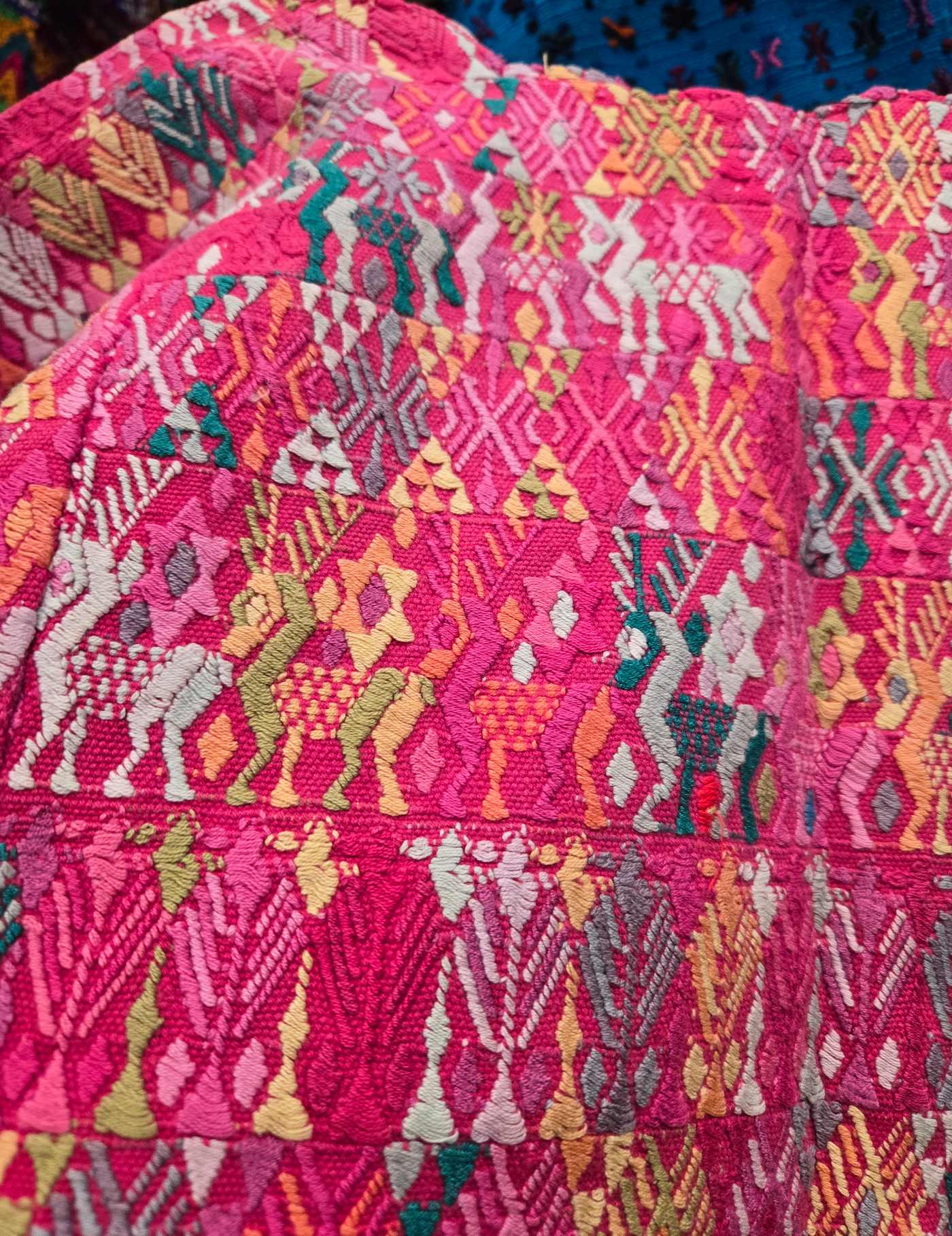 Bright Pink Cobán Huipil #9-93