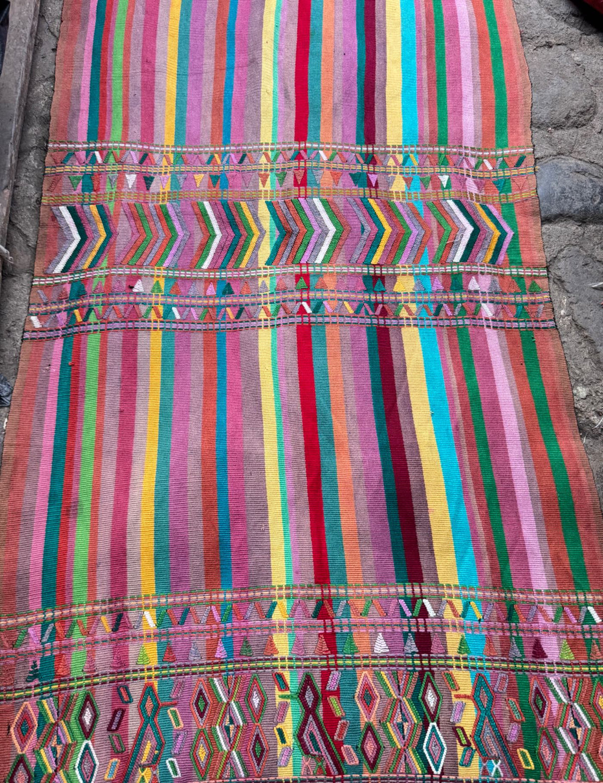 Rainbow Nebaj Tzute #9-120